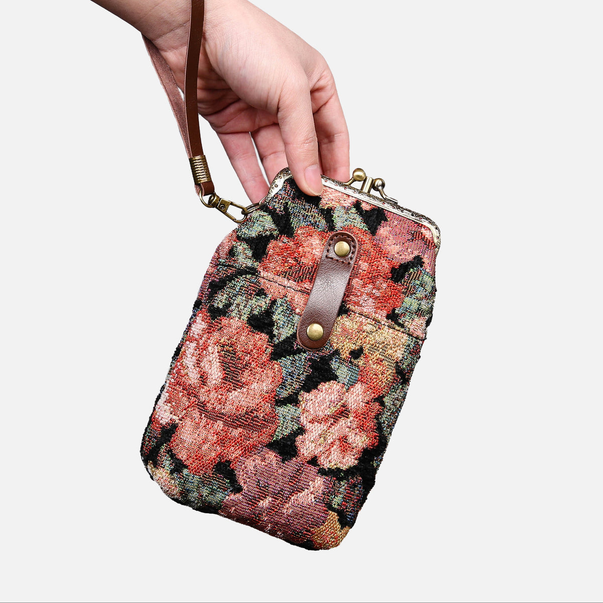 Floral Rose Carpet Phone Case Carpetbag of America main