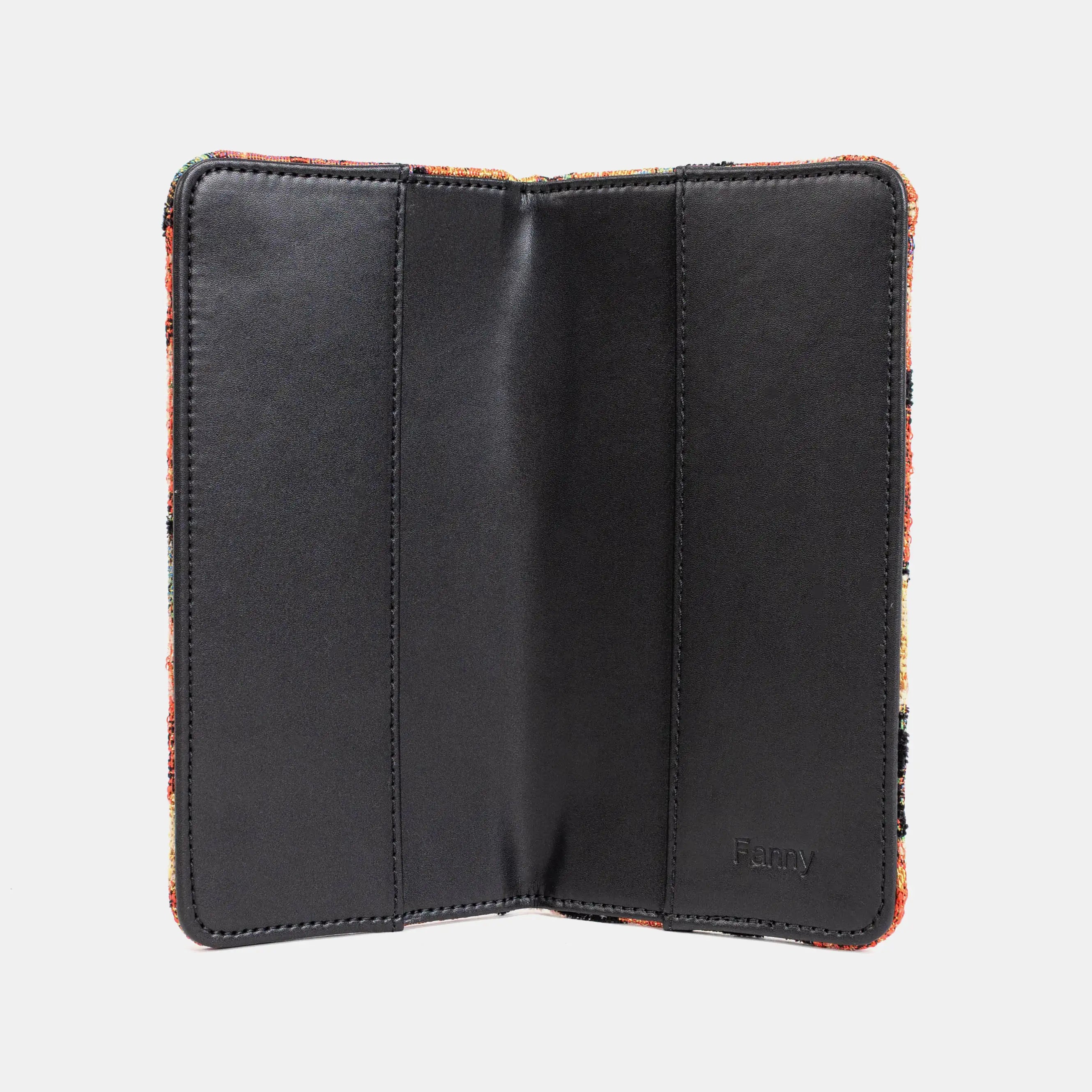 Floral Rose Checkbook Cover of America inside