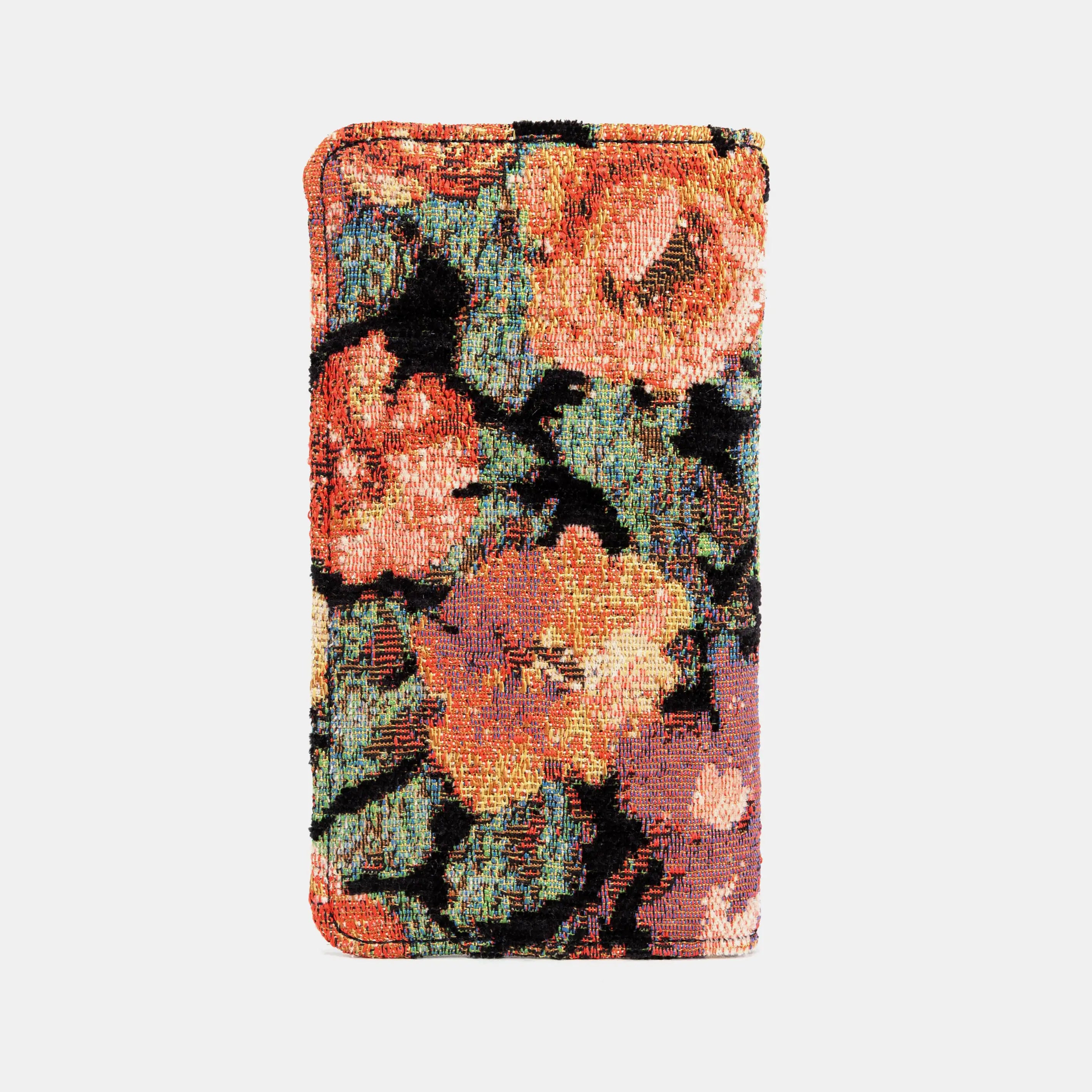 Floral Rose Checkbook Cover of America back