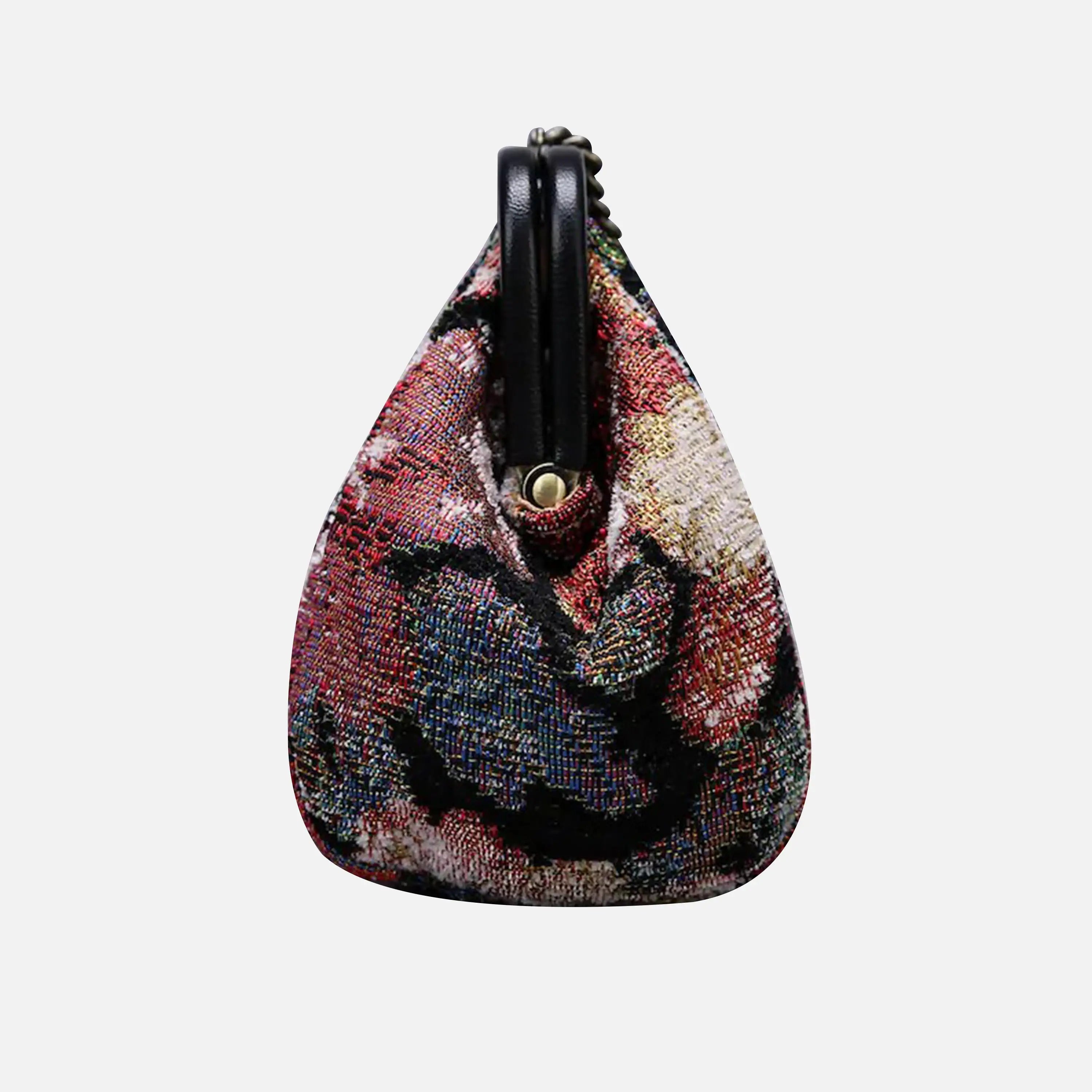 Floral Rose Evening Bag Clutch carpet bag of America side