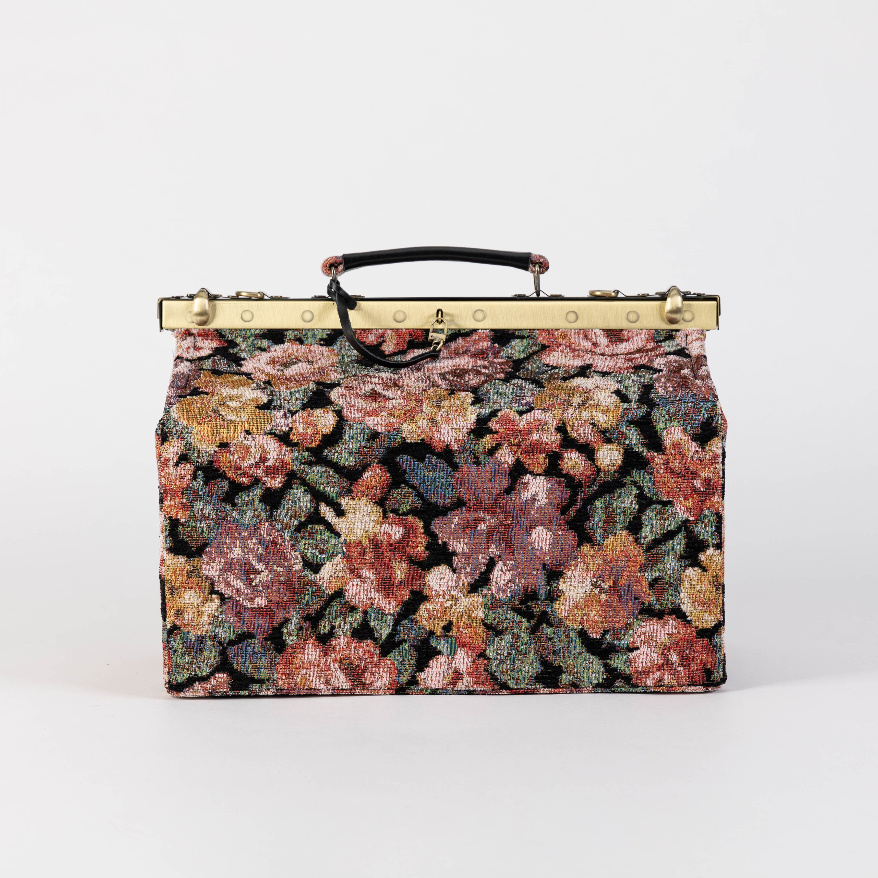 Floral Rose Genevieve Carpet Gladstone Bag of America front