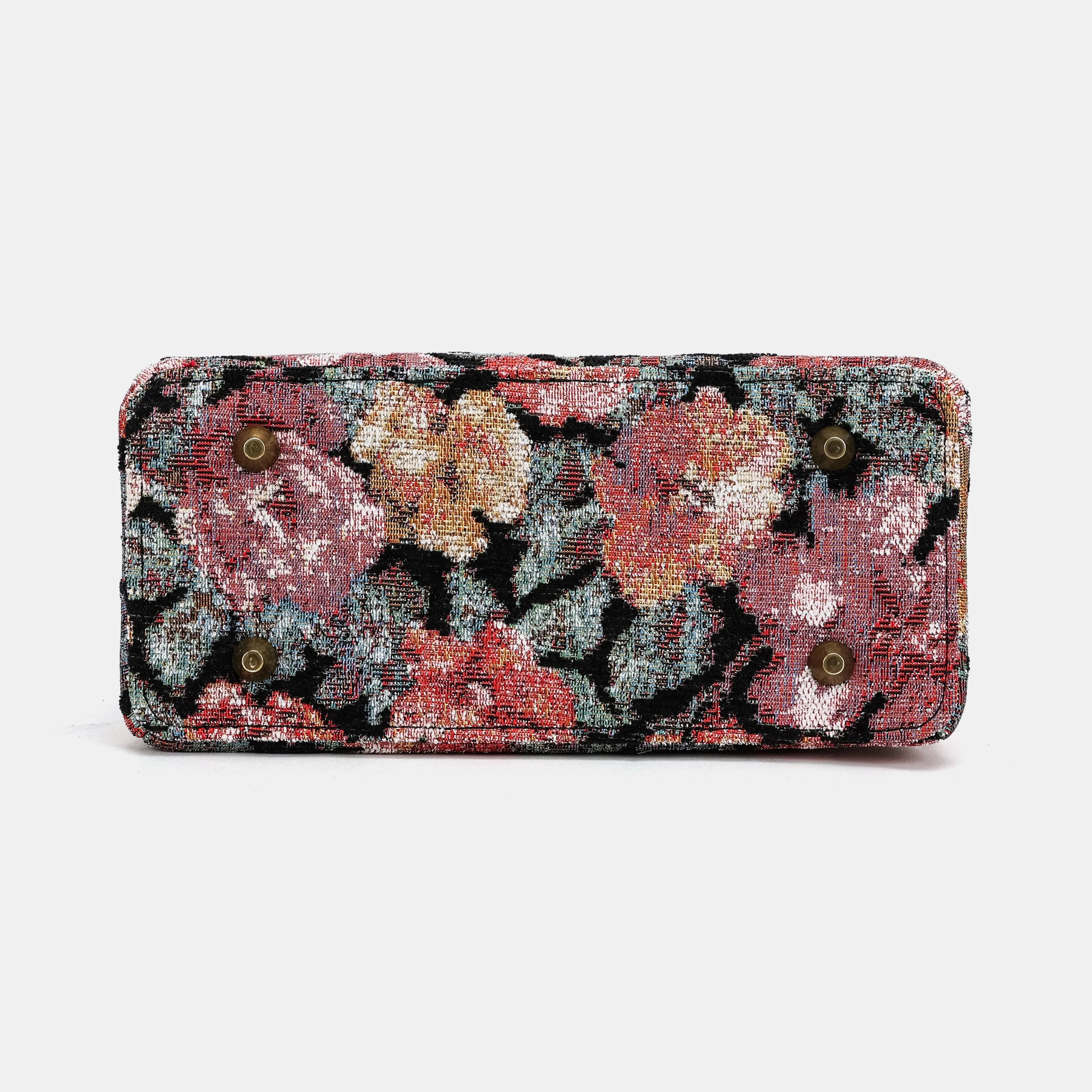 Floral Rose Helena Carpet Gladstone Backpack of America bottom