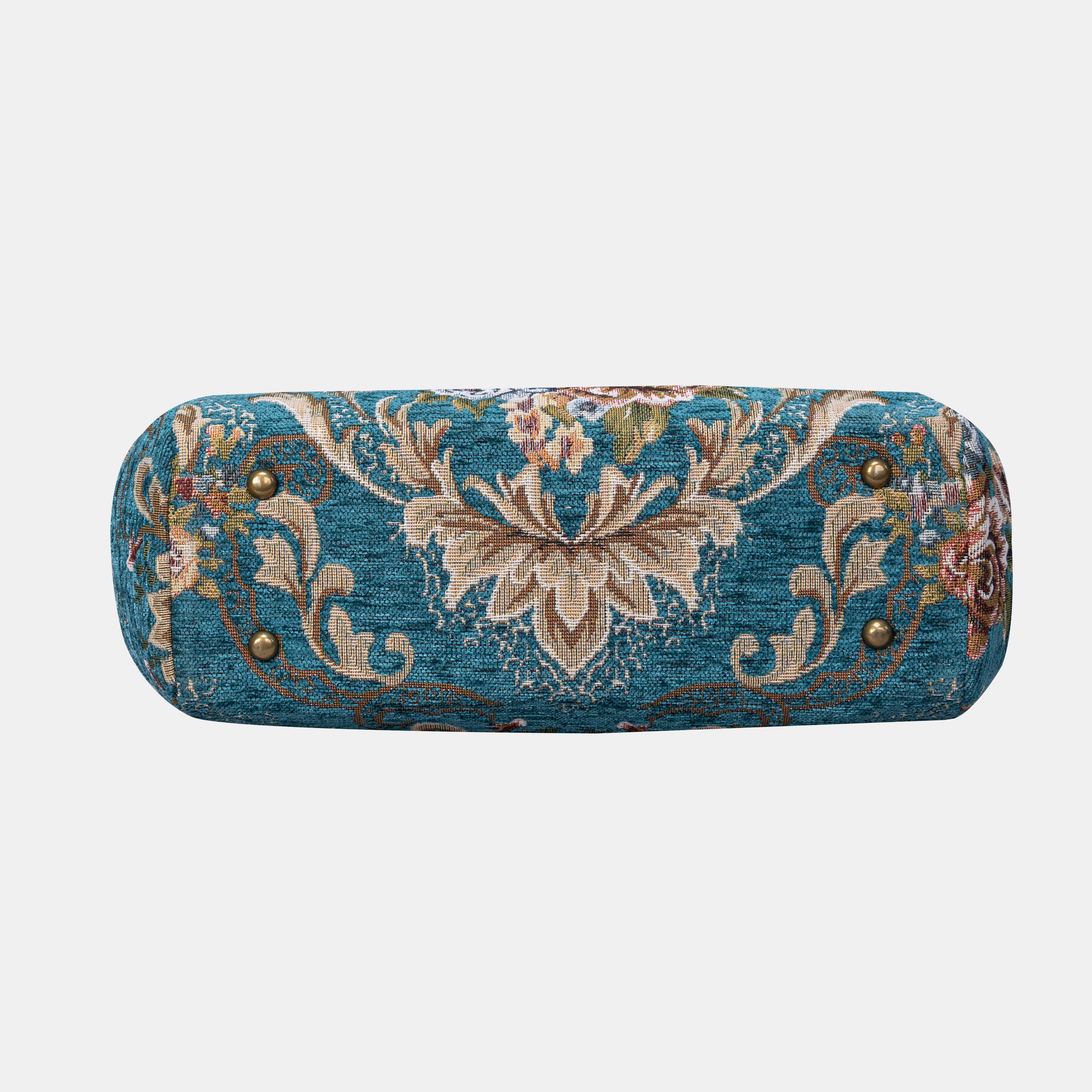 Floral Teal Shoulder Bag  of America bottom