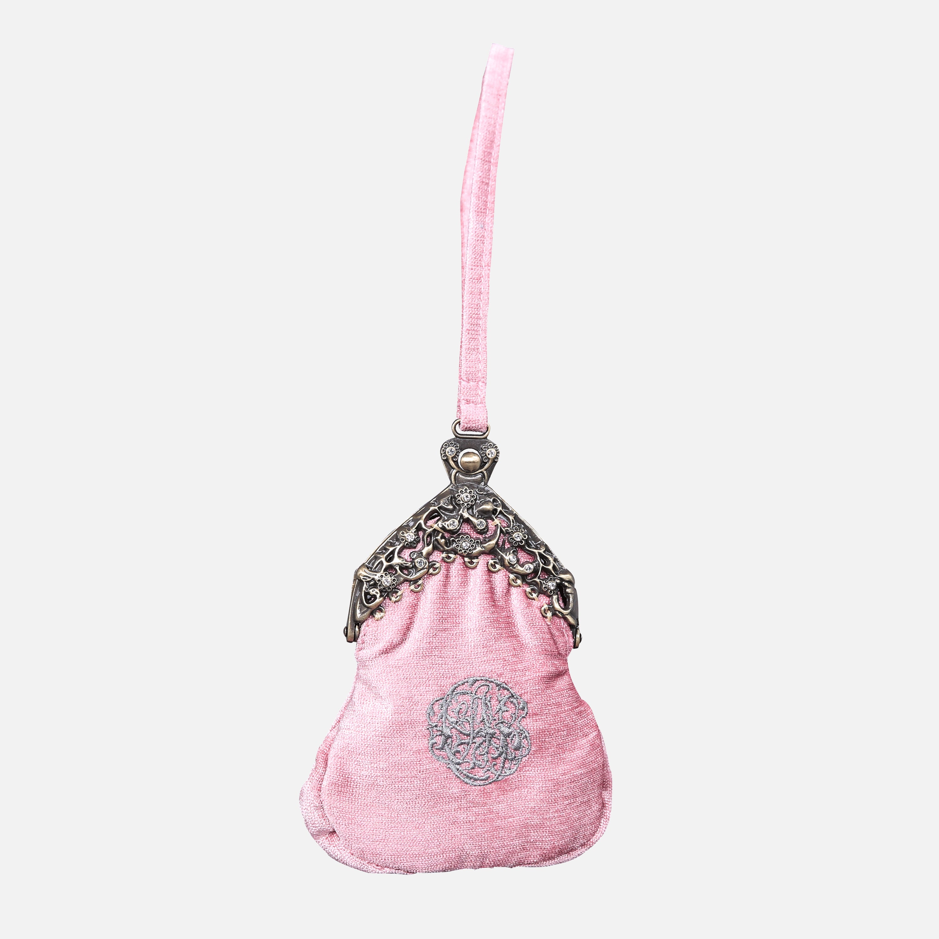 French Swirl  Chatelaine Purses carpet bag of America small