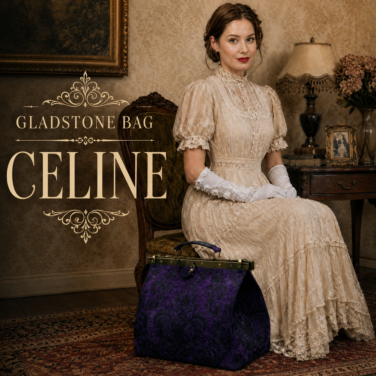Gladstone bag  Celine MCW carpetbag made in USA American Carpetbagger