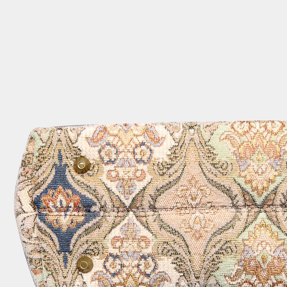 Golden Age Beige Carpet Satchel carpet bag MCW Handmade bottom