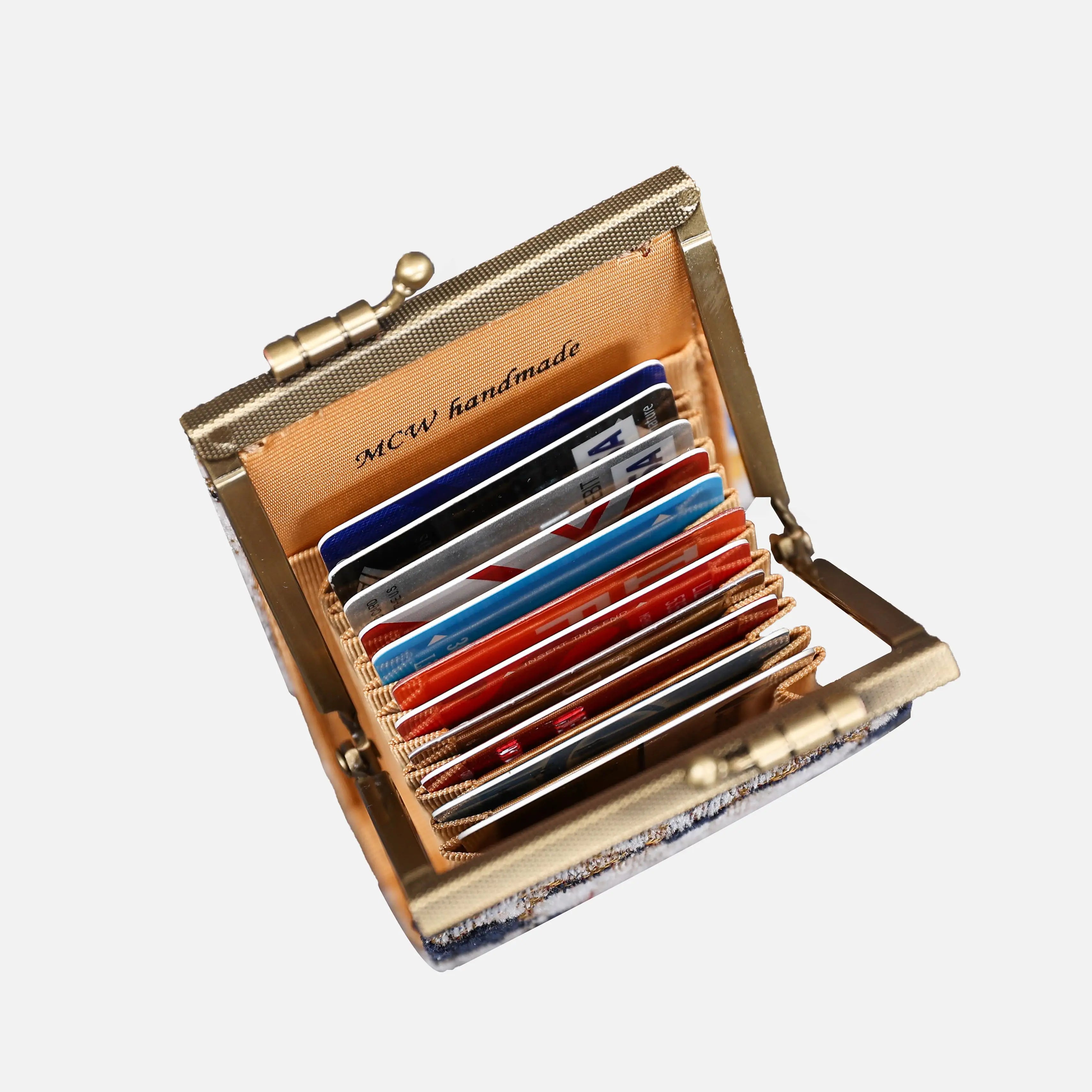 Golden Age Navy Card Wallet  of America in use