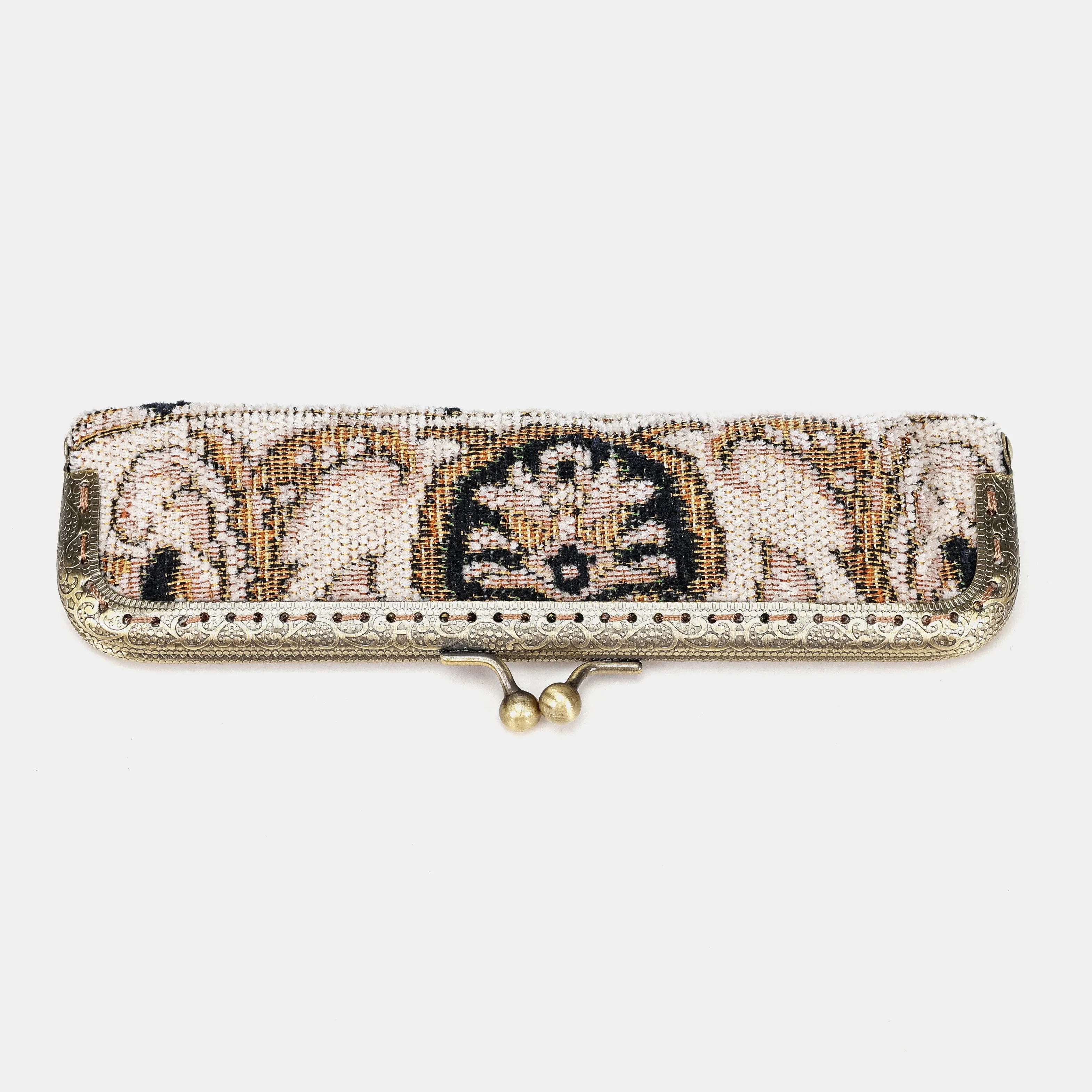 Golden Age Navy Duo Pen Case Carpetbag of America front