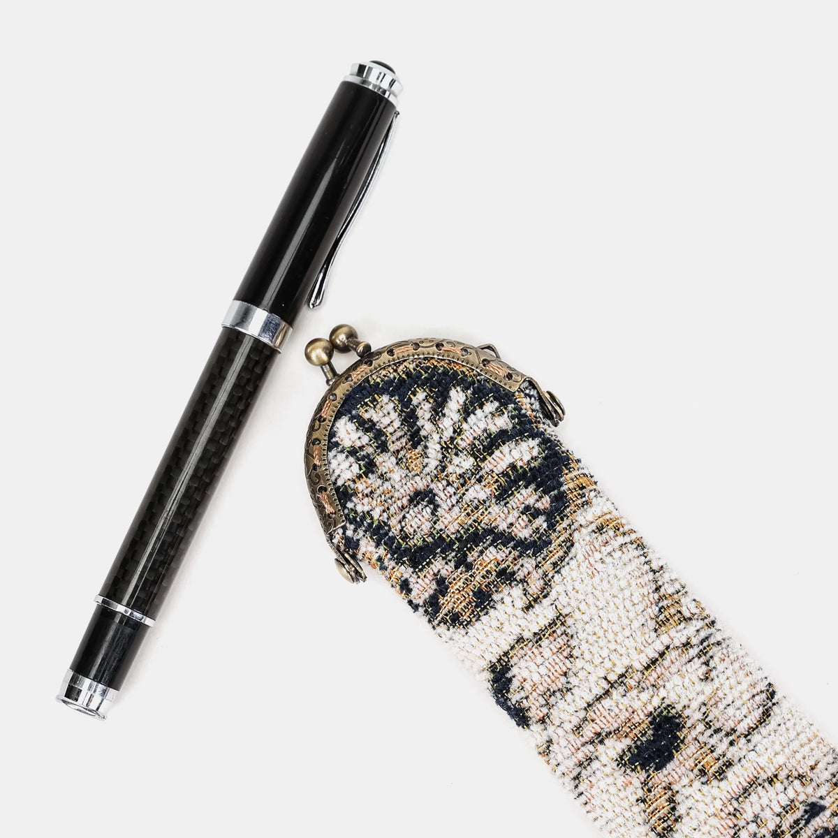 Golden Age Navy Solo Pen Case Carpetbag of America with pen