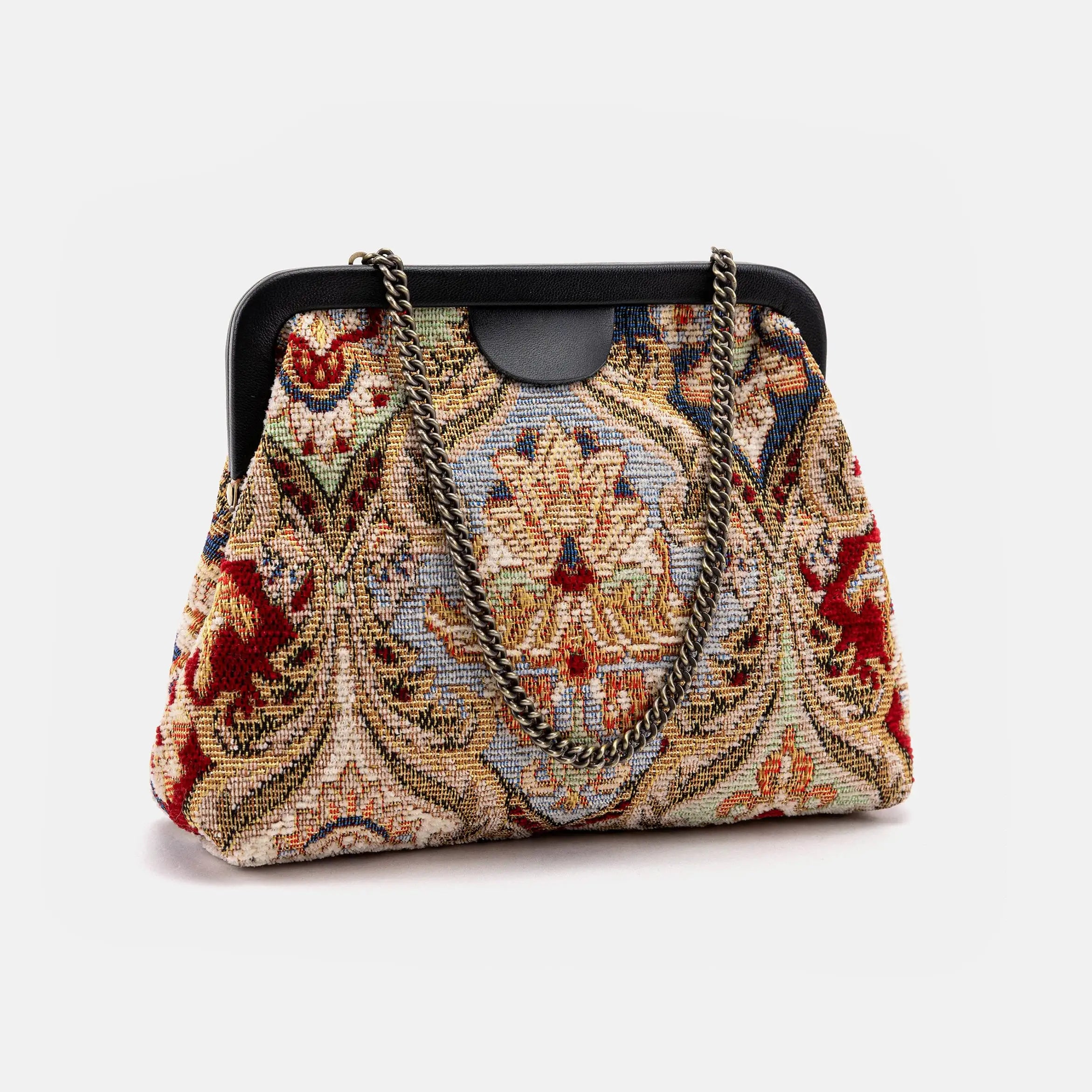 Golden Age Red Alma Evening Clutch Bag main