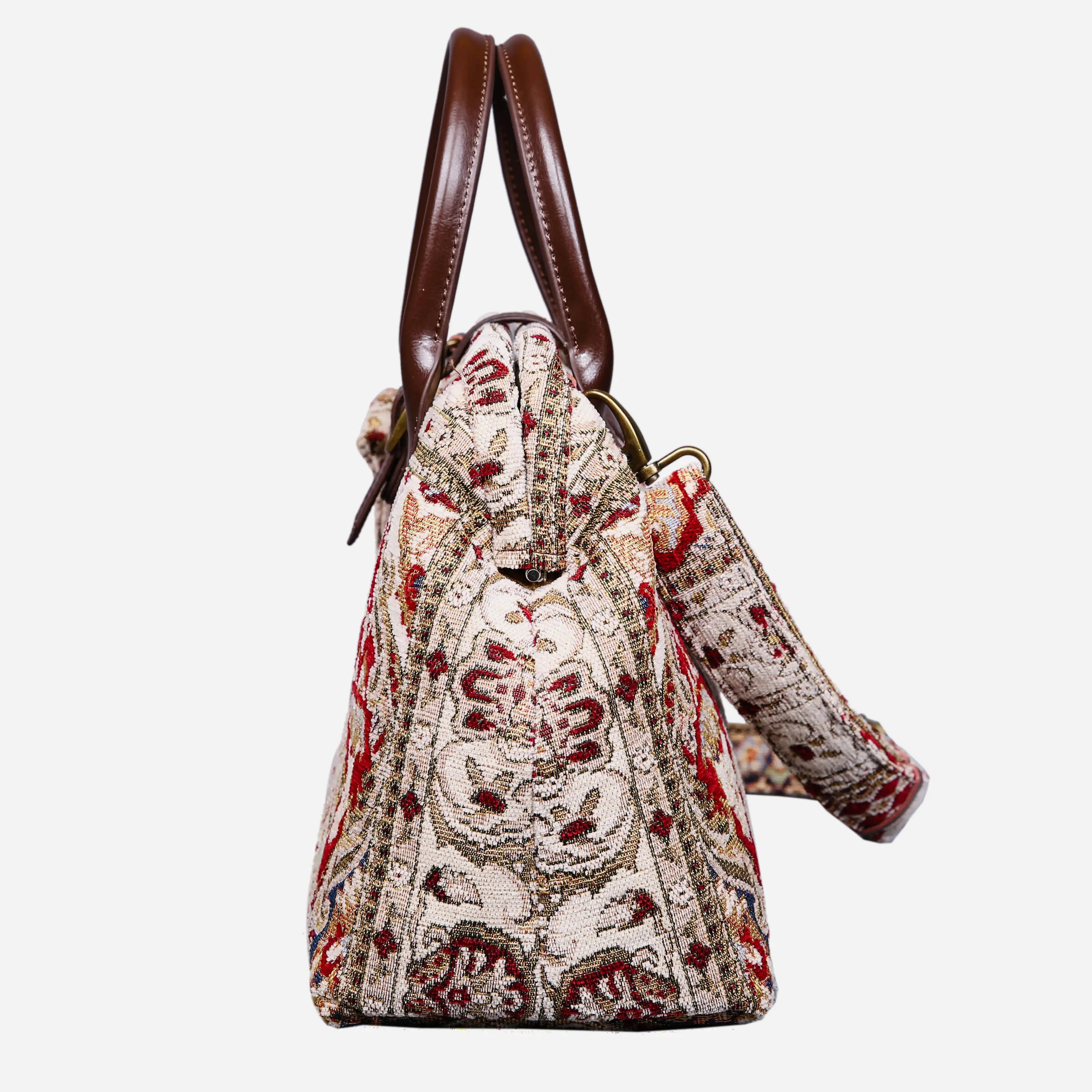 Golden Age Red Carpet Handbag Purse carpet bag MCW Handmade-side