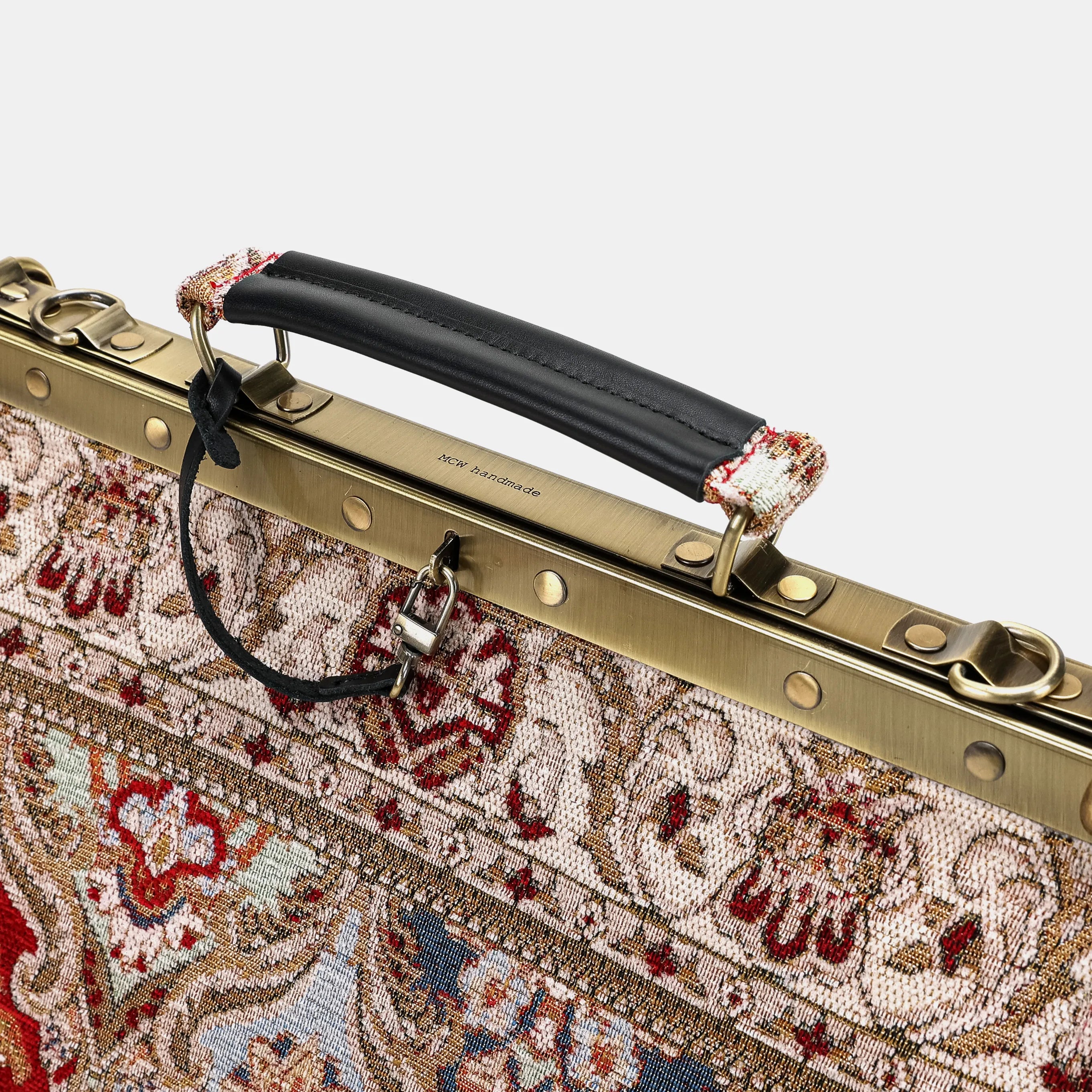 Golden Age Red Celine Carpet Gladstone Bag of America  logo