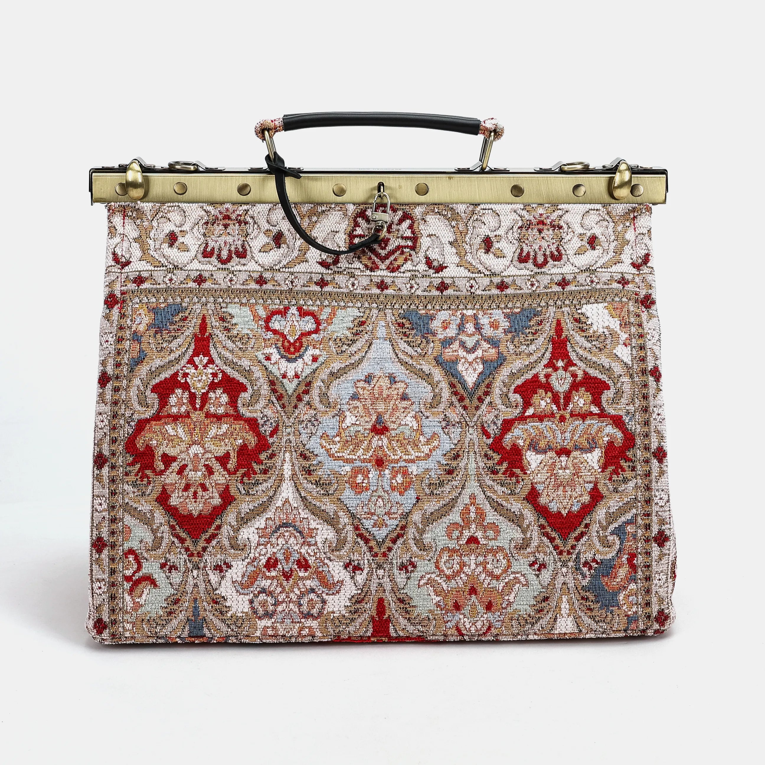 Golden Age Red Celine Carpet Gladstone Bag of America front