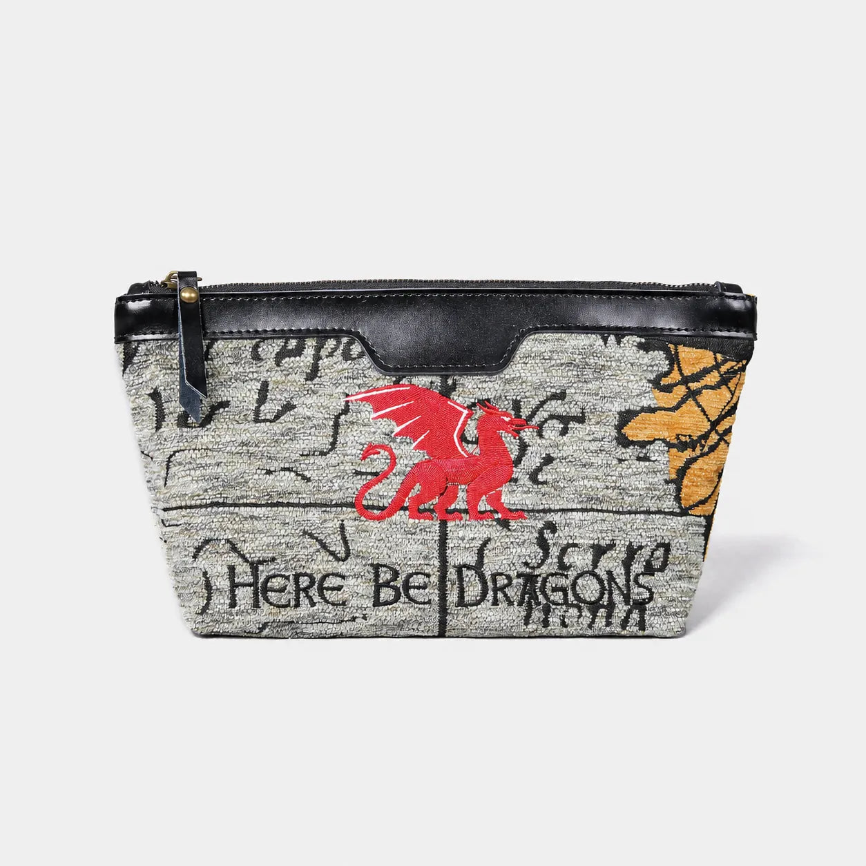 Here Be Dragons Carpet Makeup Bag Carpetbag of America main