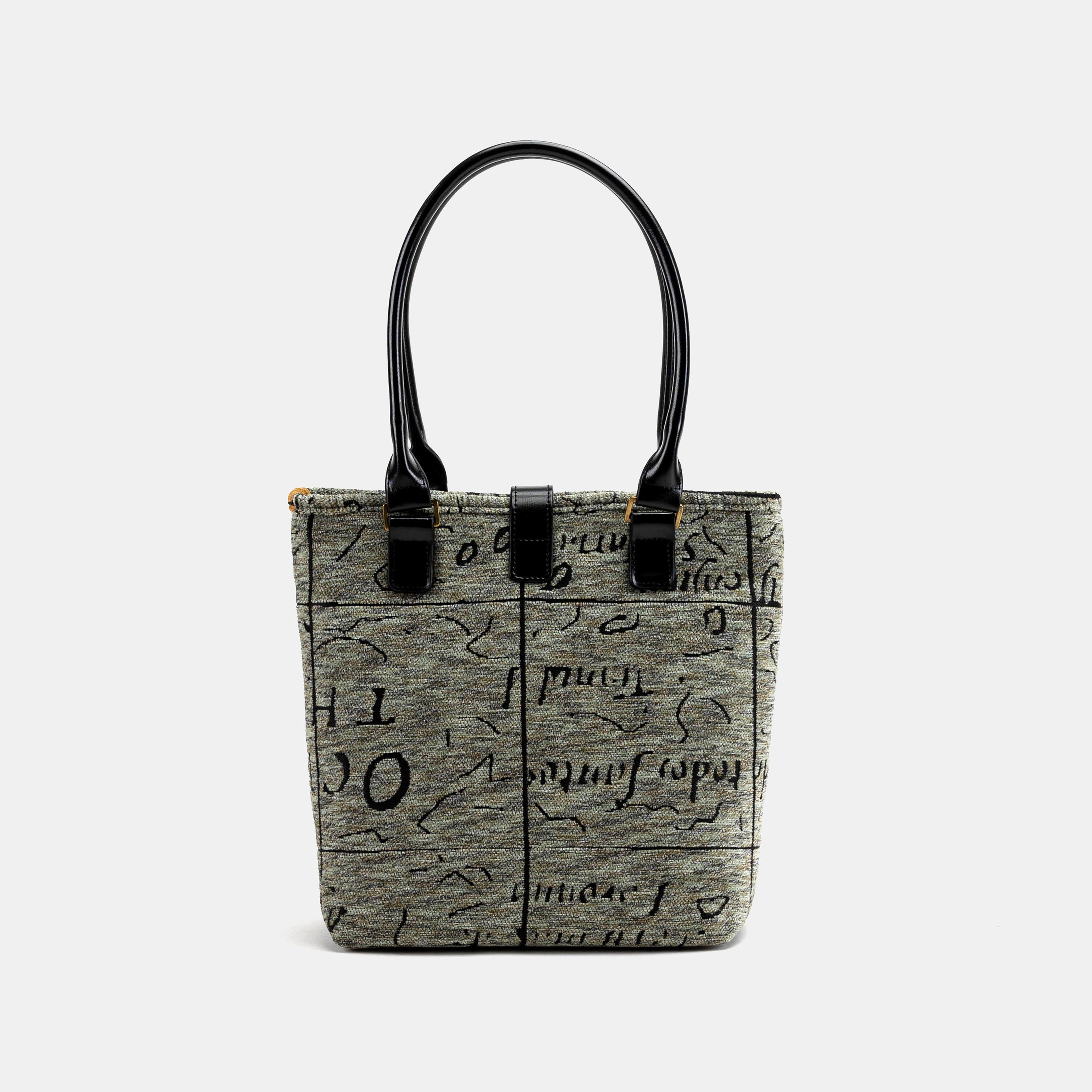 Here Be Dragons Everyday Tote Carpet Bag of America back