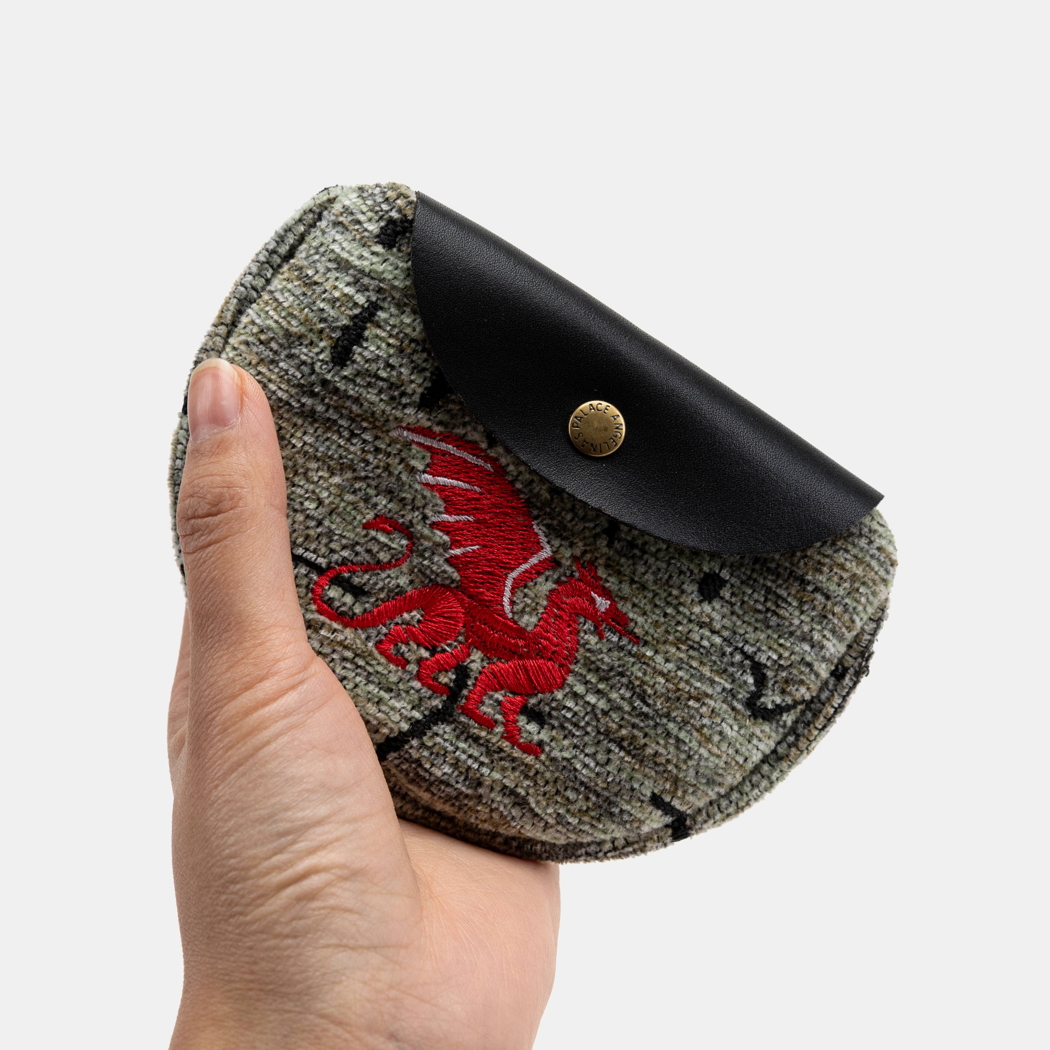 Here Be Dragons Rosary Bag Carpetbag of America closing-4