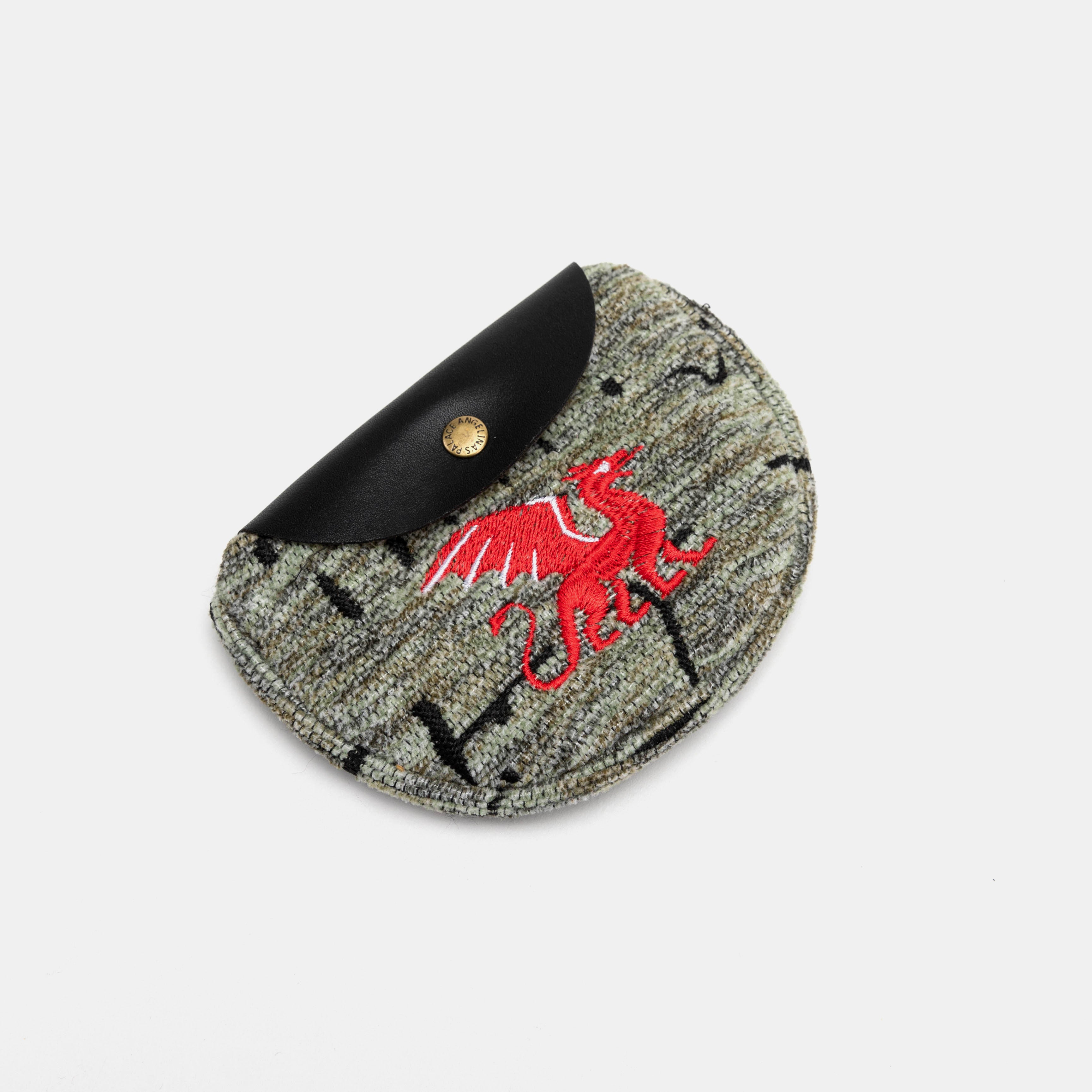 Here Be Dragons Rosary Bag Carpetbag of America lay flat-5
