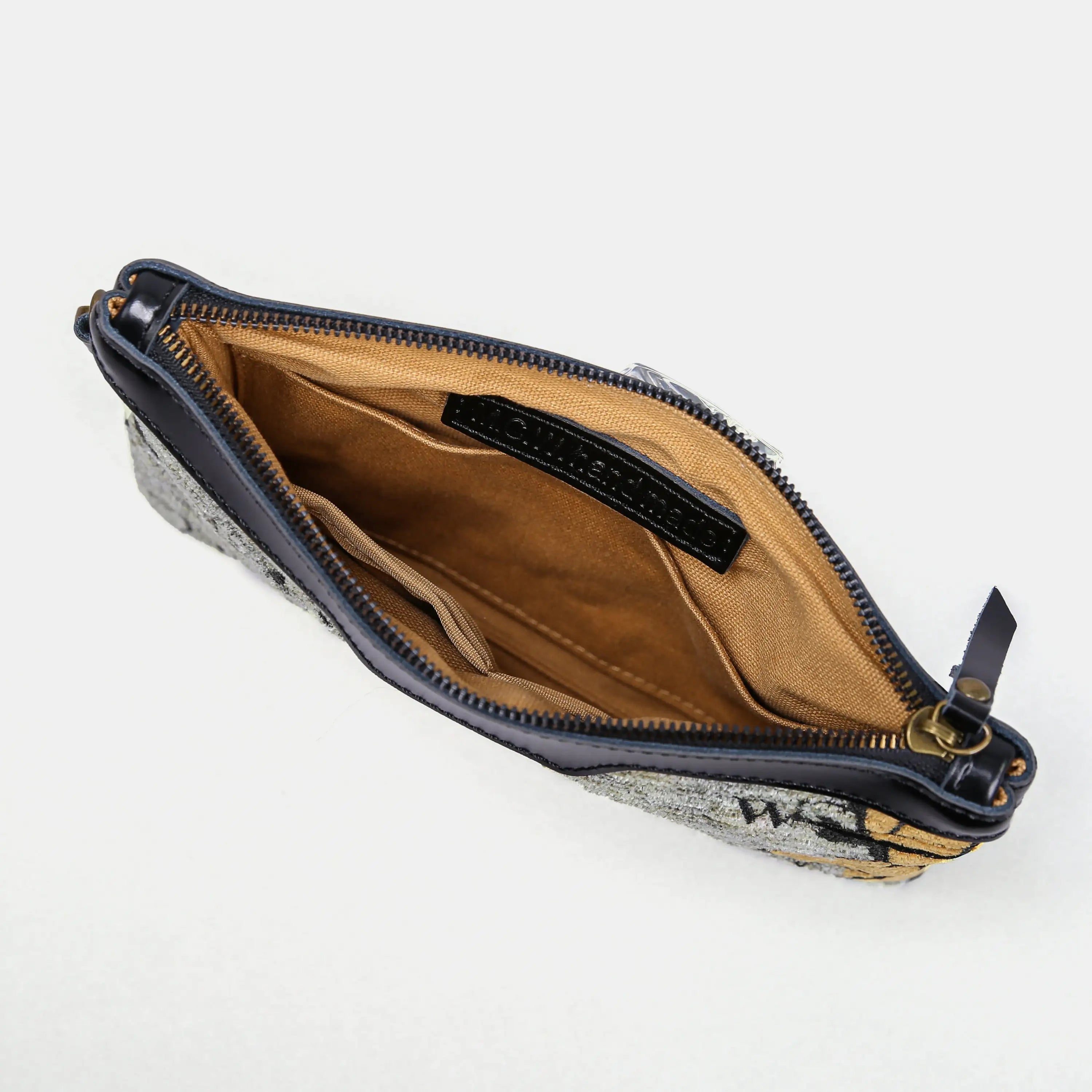 Here Be Dragons Wristlet Clutch Carpetbag of America inside