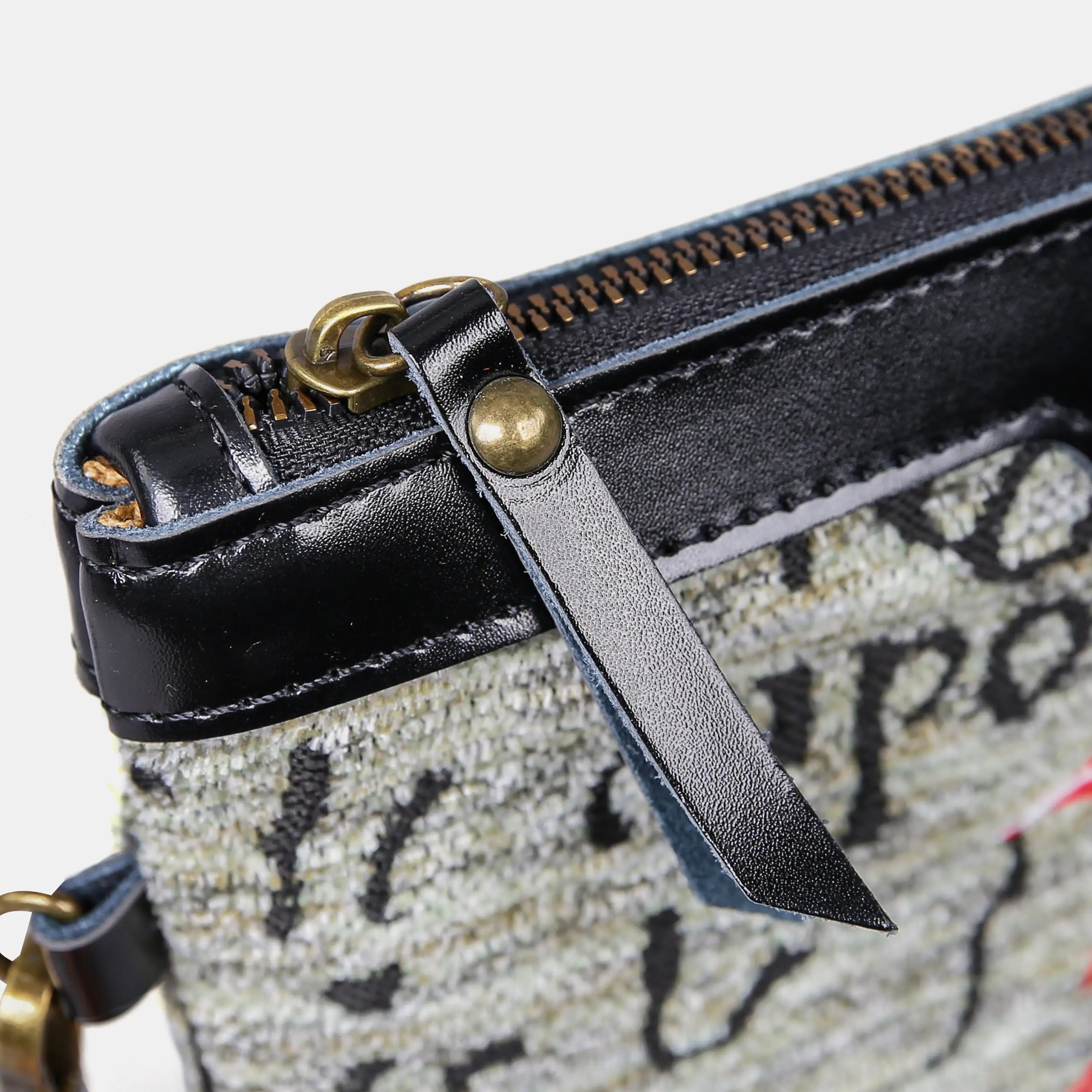 Here Be Dragons Wristlet Clutch Carpetbag of America details