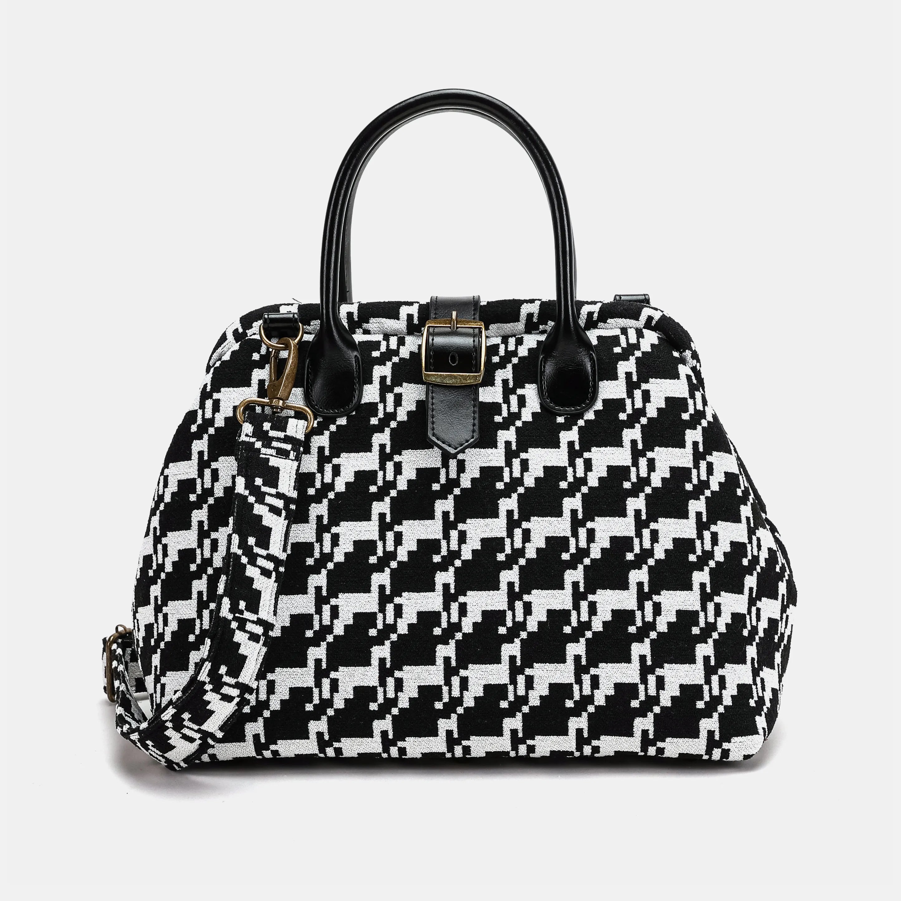 Houndstooth Carpet Handbag Purse of America-main