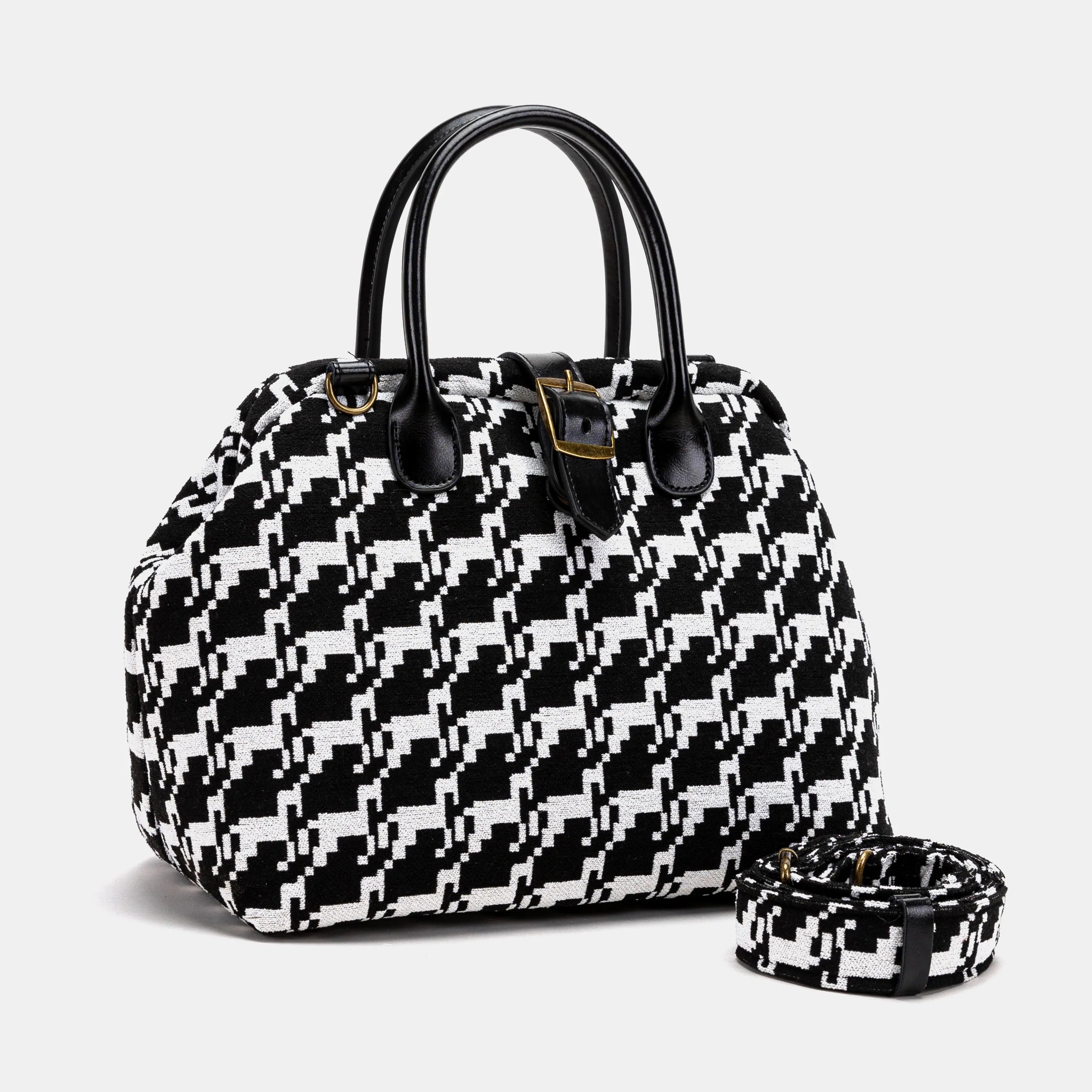 Houndstooth | Carpet Handbag Purse of America-front