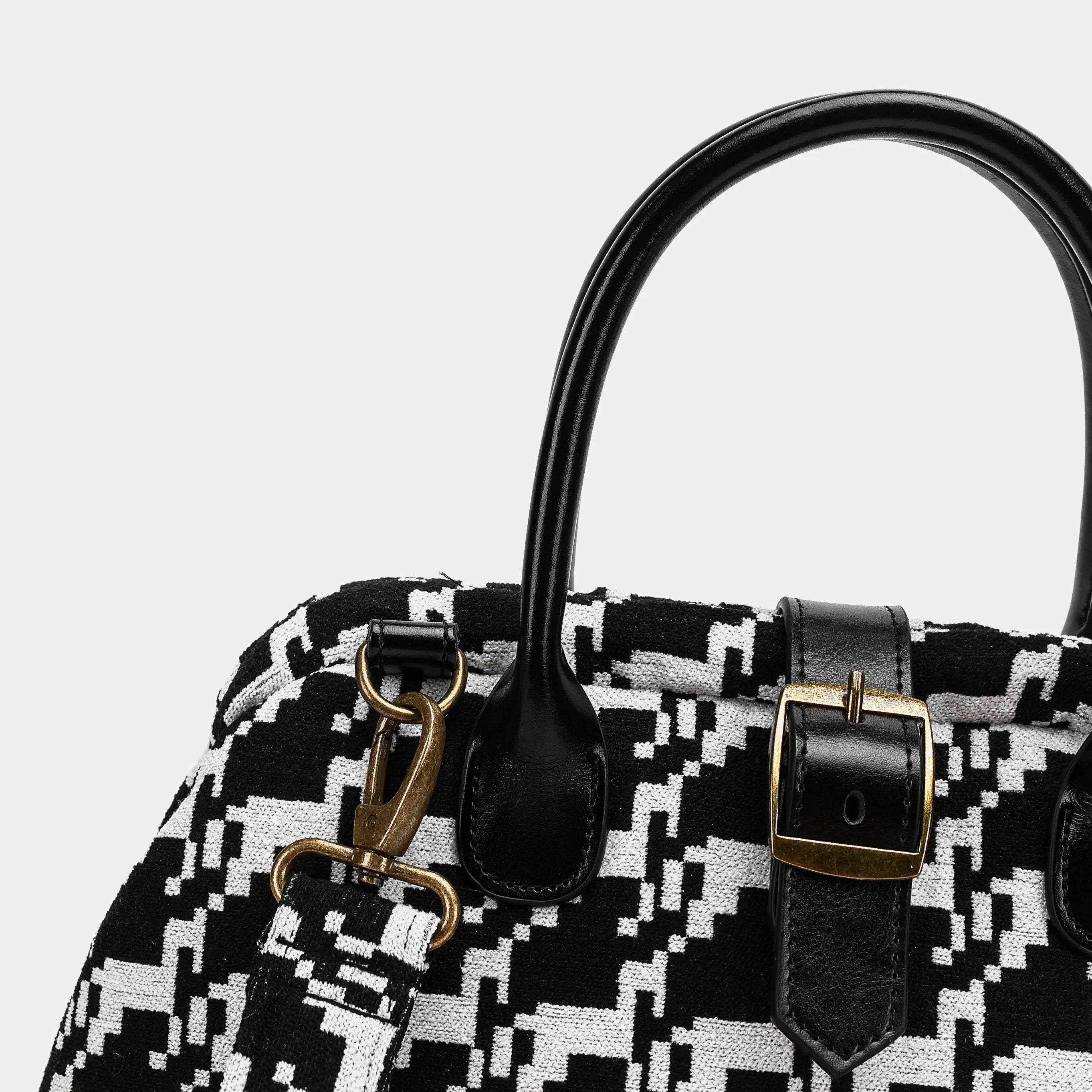Houndstooth | Carpet Handbag Purse For America-buckle