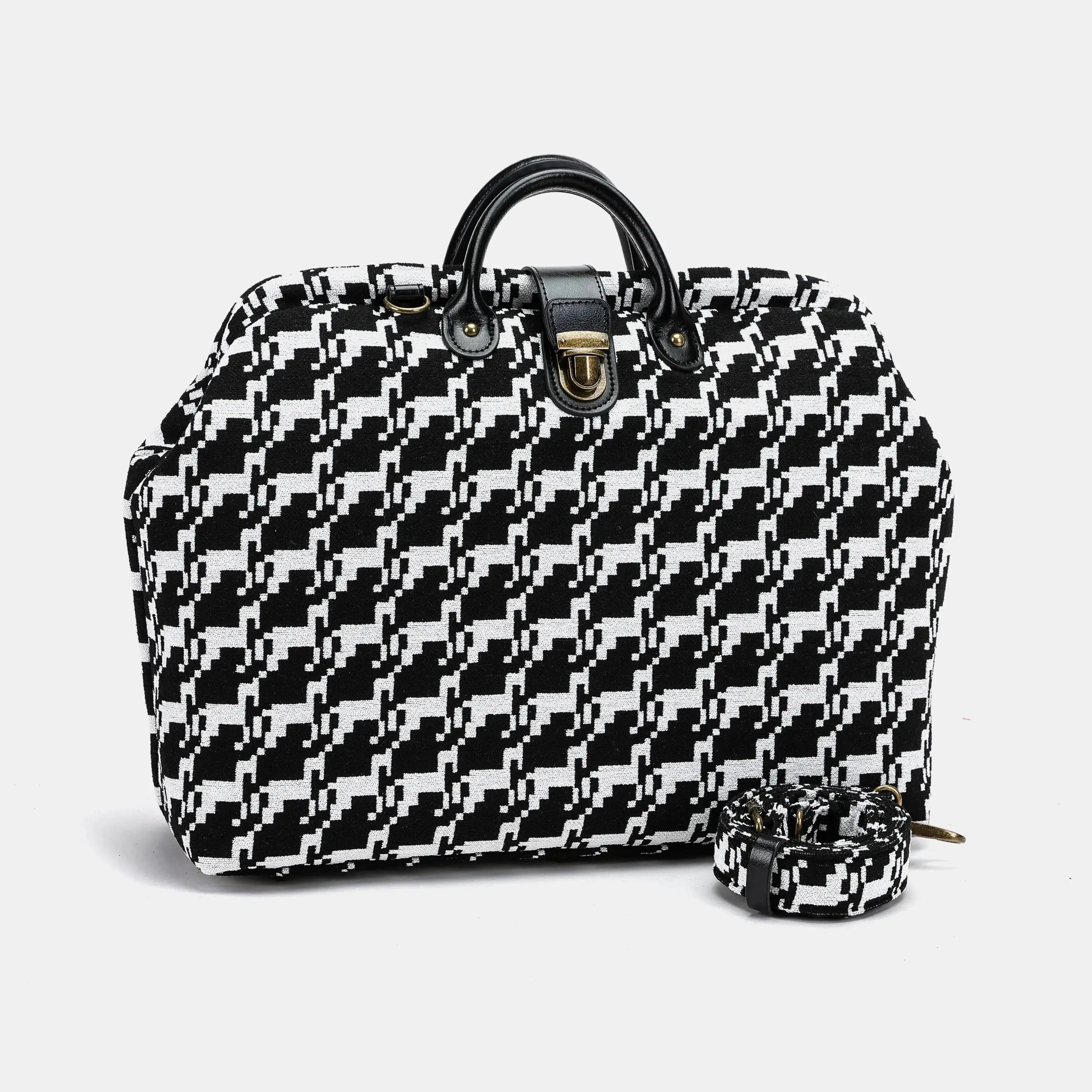 Houndstooth Laptop Work Bag  of America main