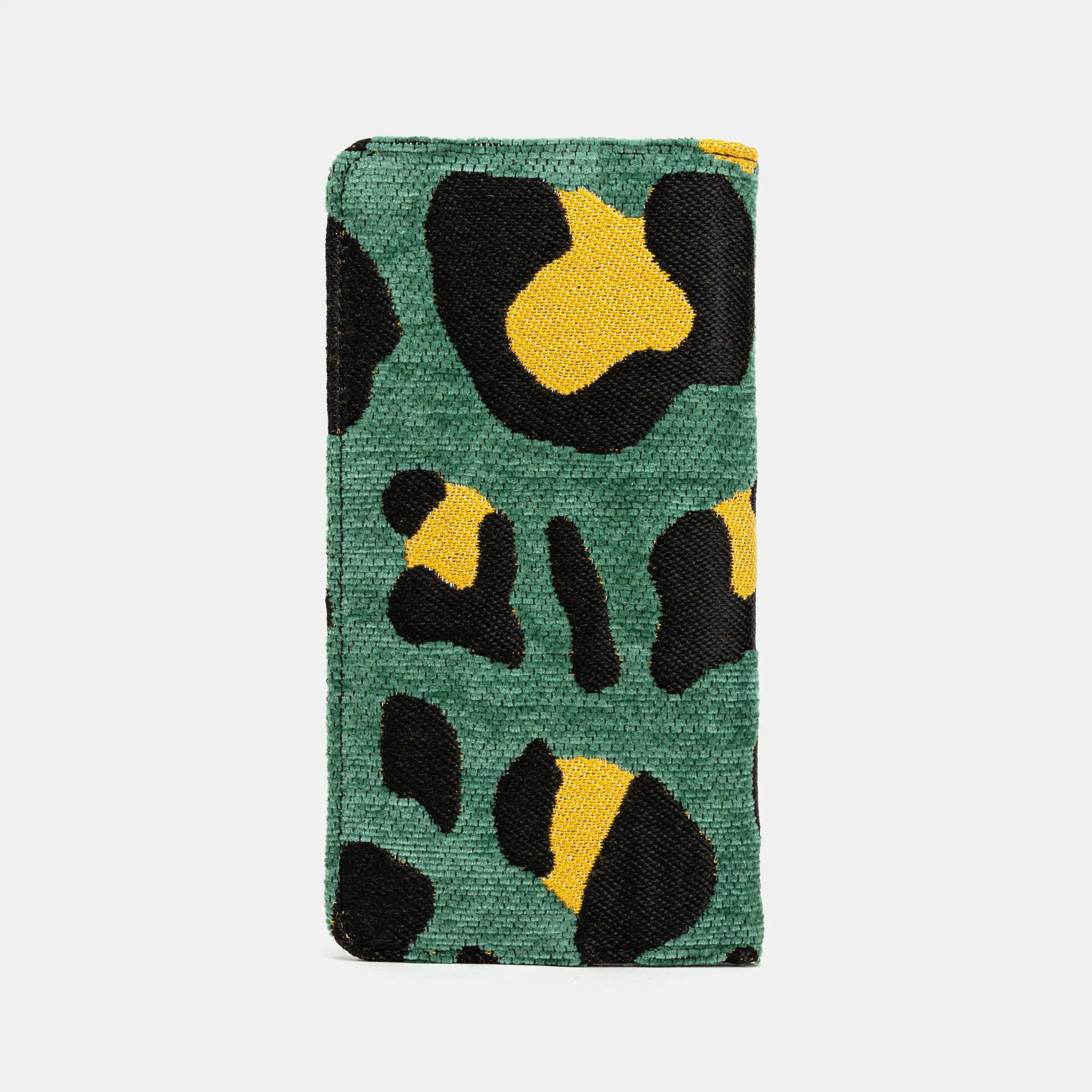 Leopard Green Checkbook Cover of America  back