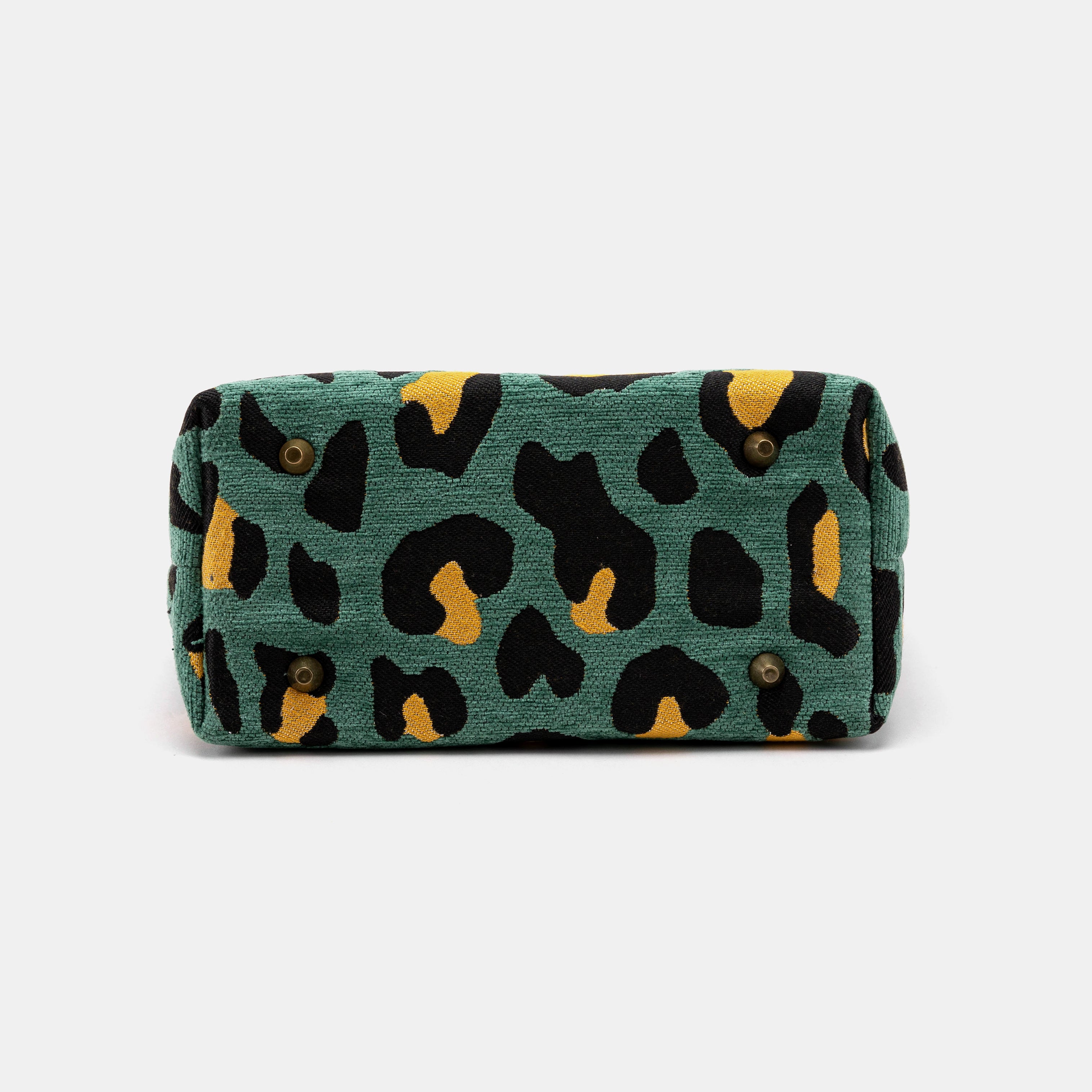 Leopard Green Everyday Tote Bag of America bottom