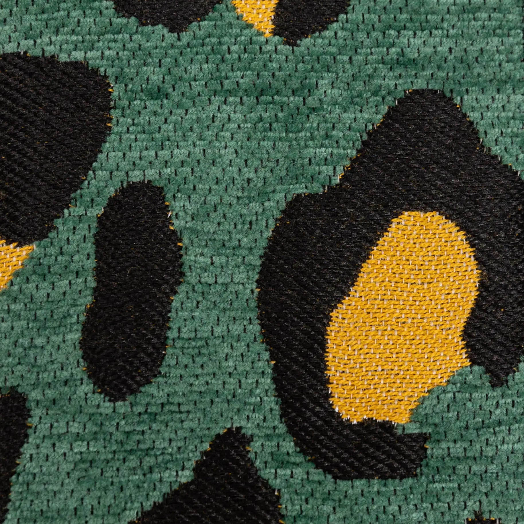 Leopard Green Passport Cover of America detail