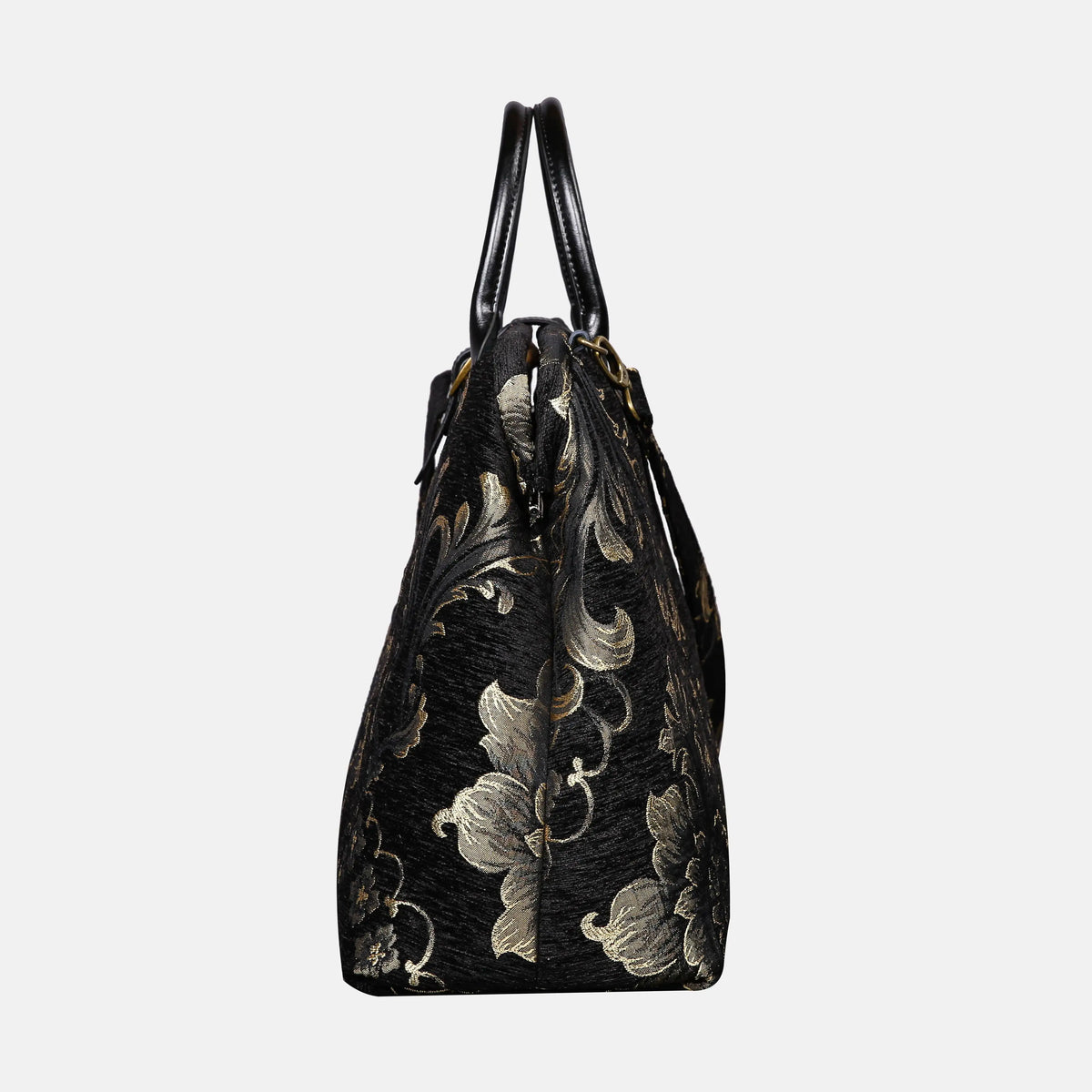 Majesty Black Mary Poppins Weekender Carpetbag of America side