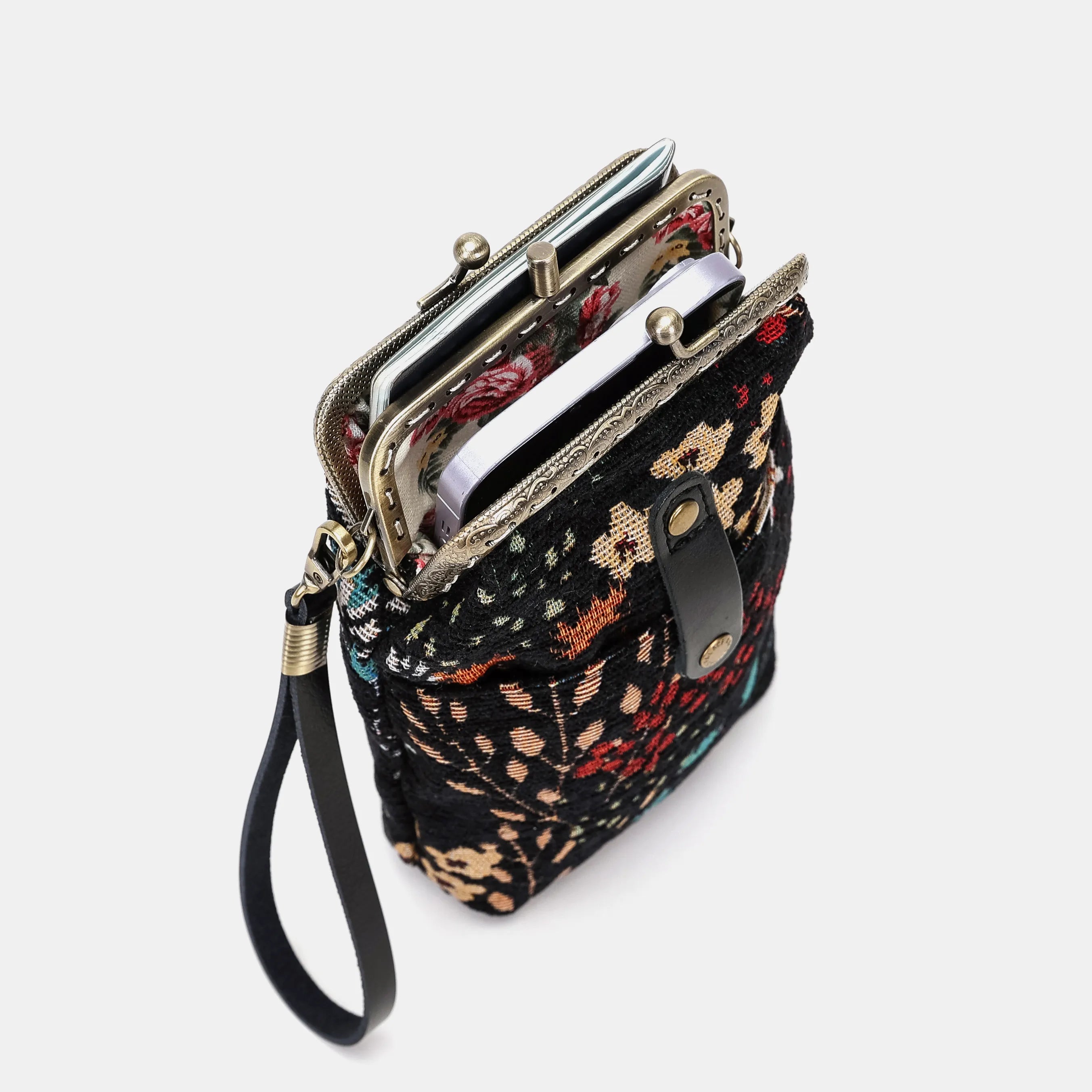 Night Garden Carpet Phone Case Carpetbag of America in use