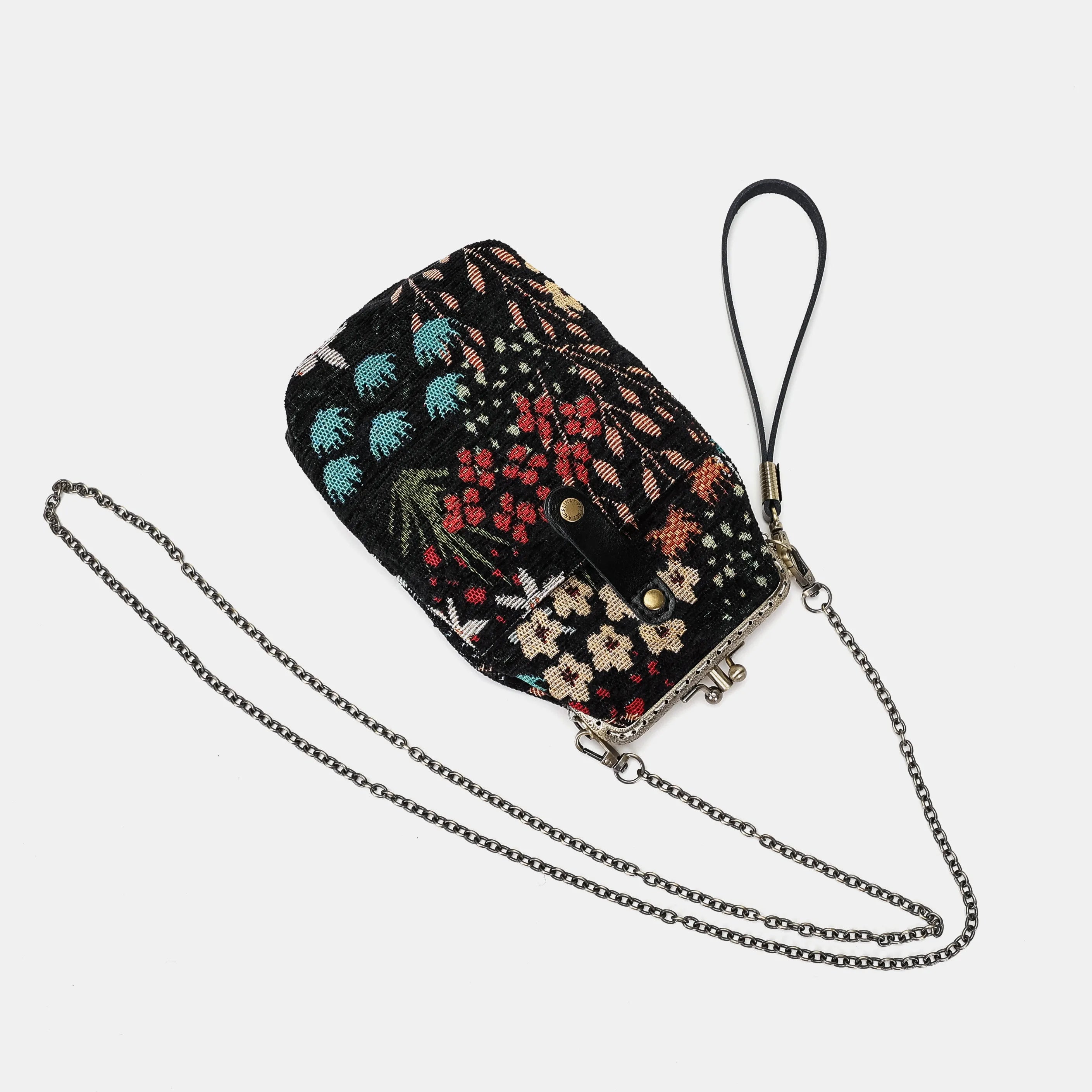 Night Garden Carpet Phone Case Carpetbag of America with chain