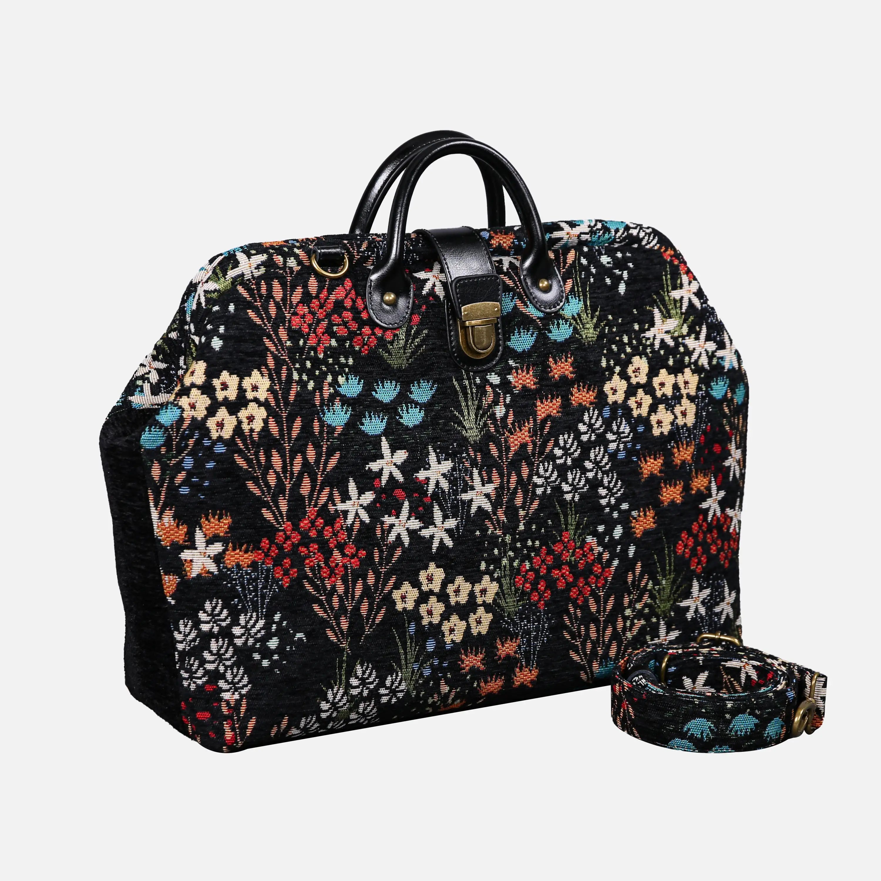 Night Garden carpet bag  of America with shoulder strap