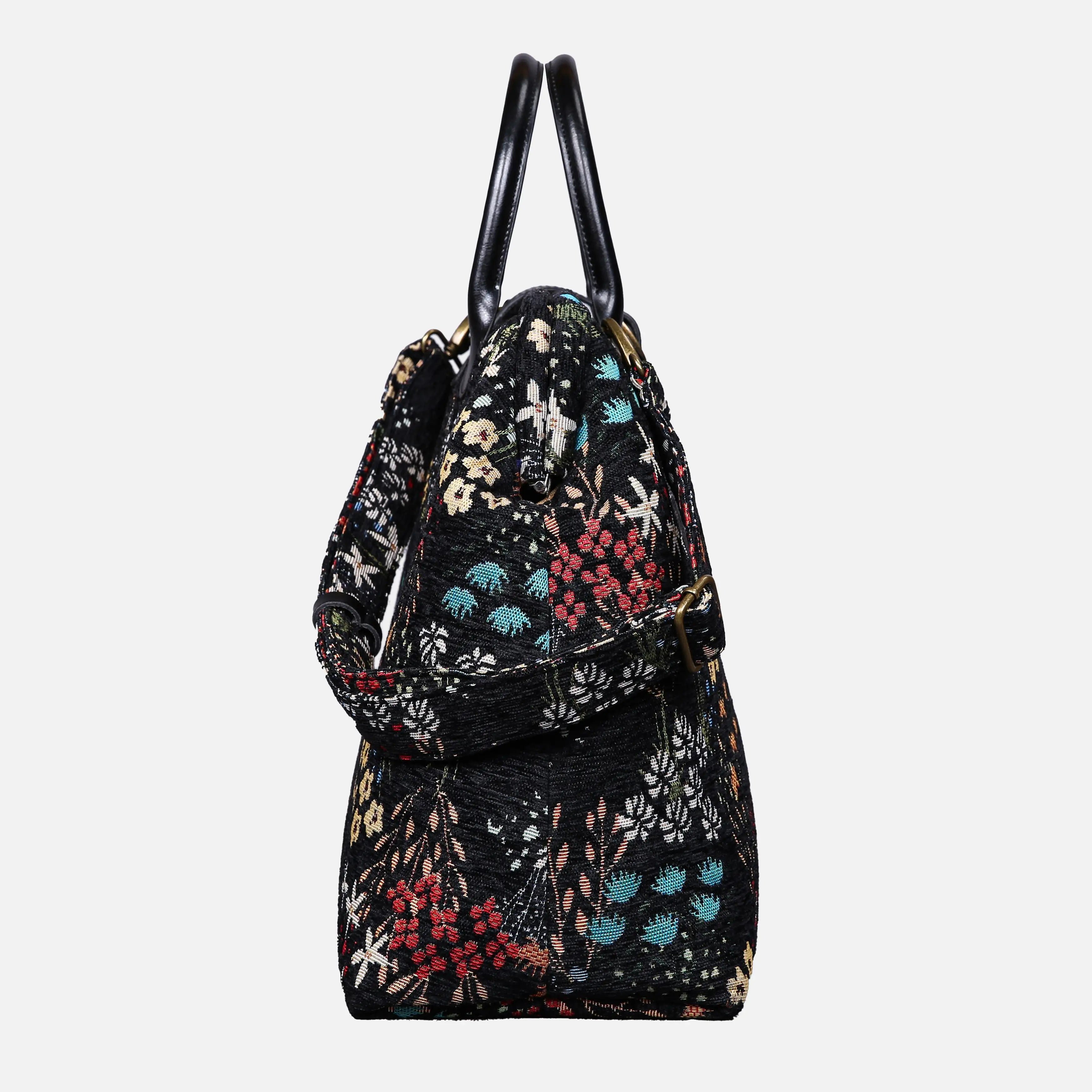 Night Garden Mary Poppins Weekender Carpetbag of America side