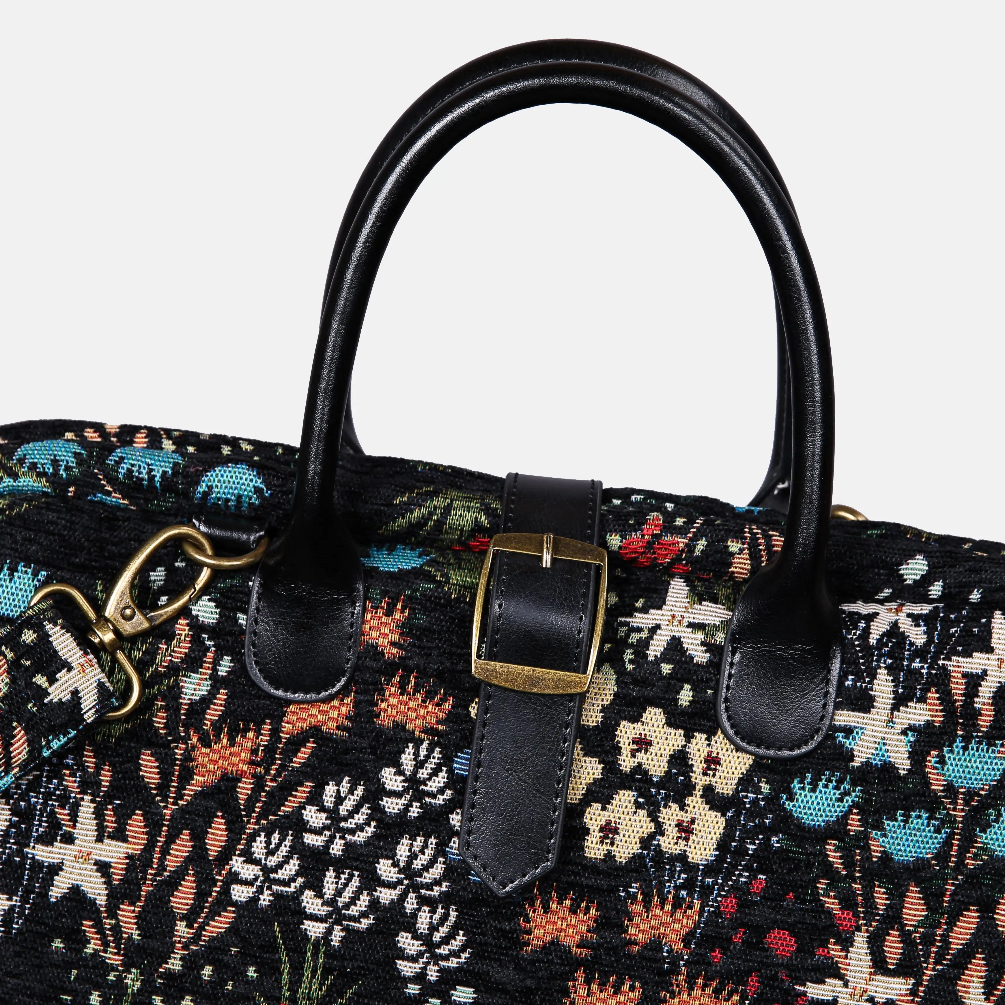 Night Garden Mary Poppins Weekender Carpetbag of America buckle