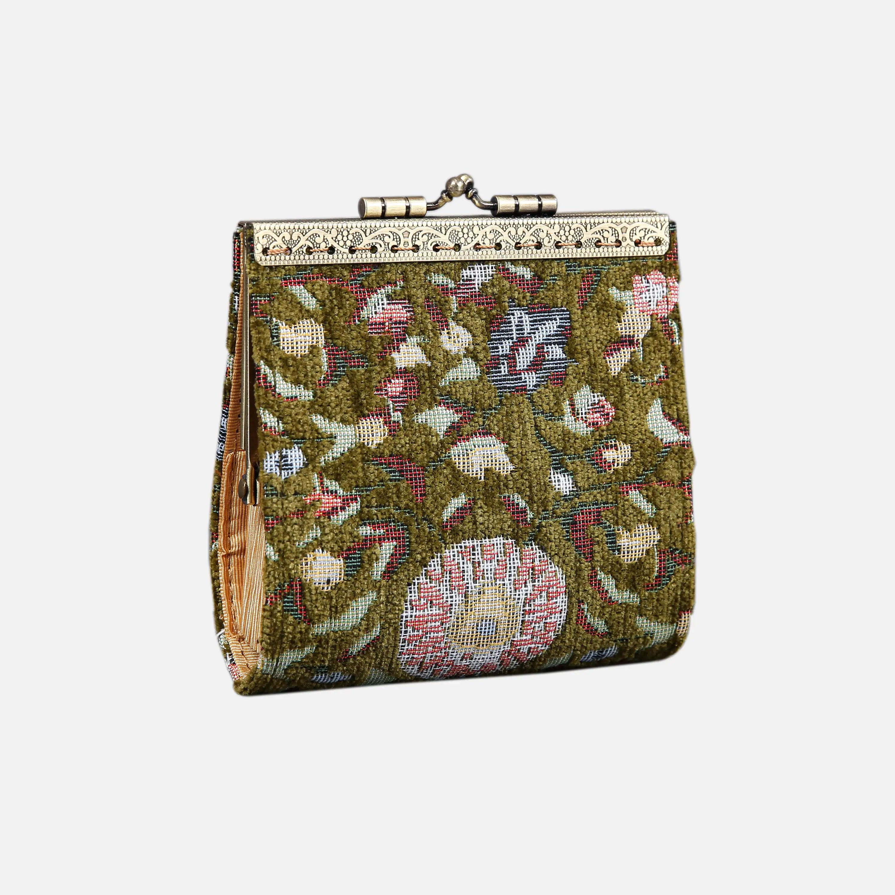 Oriental Avocado Card Wallet  of America 17 slots main