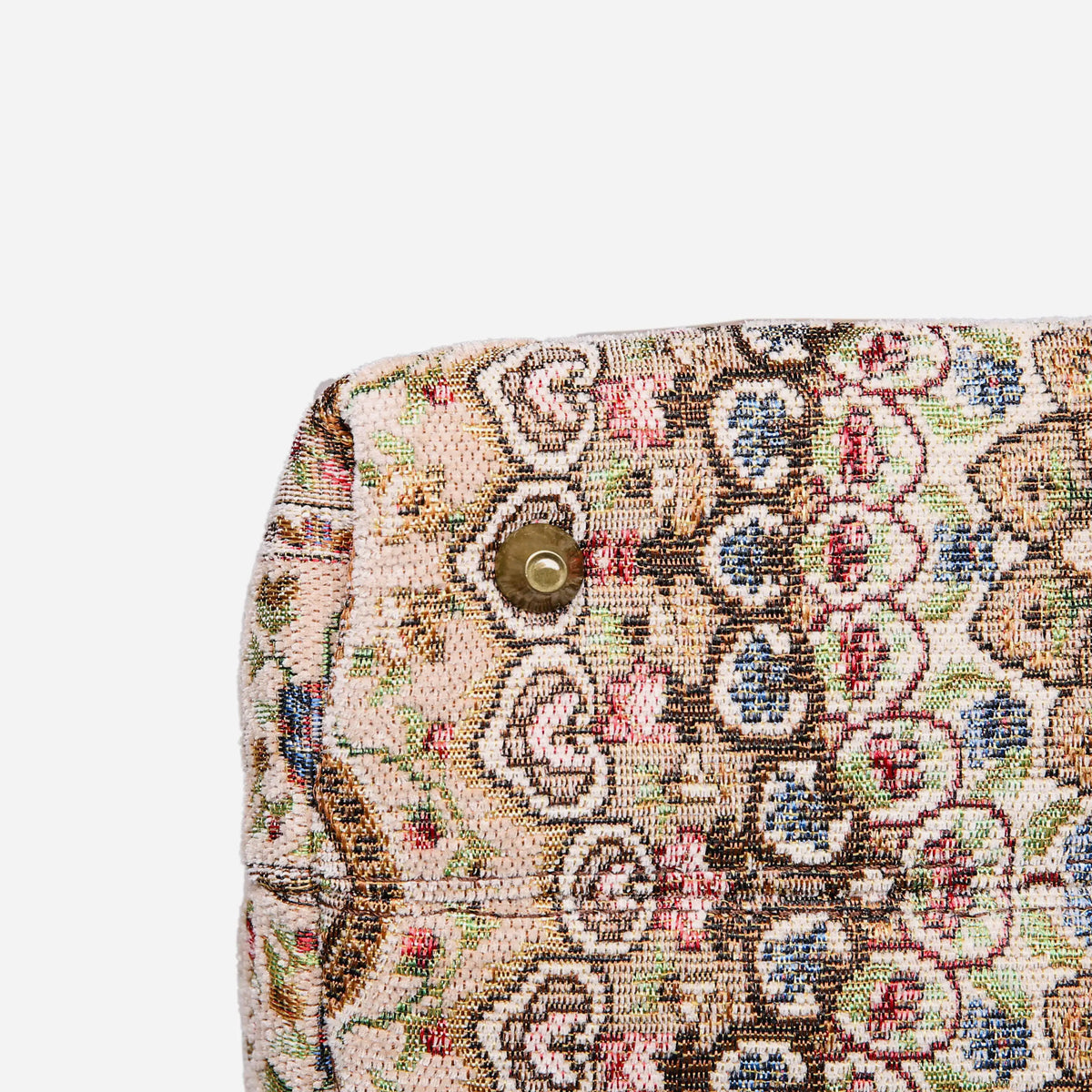 Oriental Beige Carpet Handbag Purse of America bottom