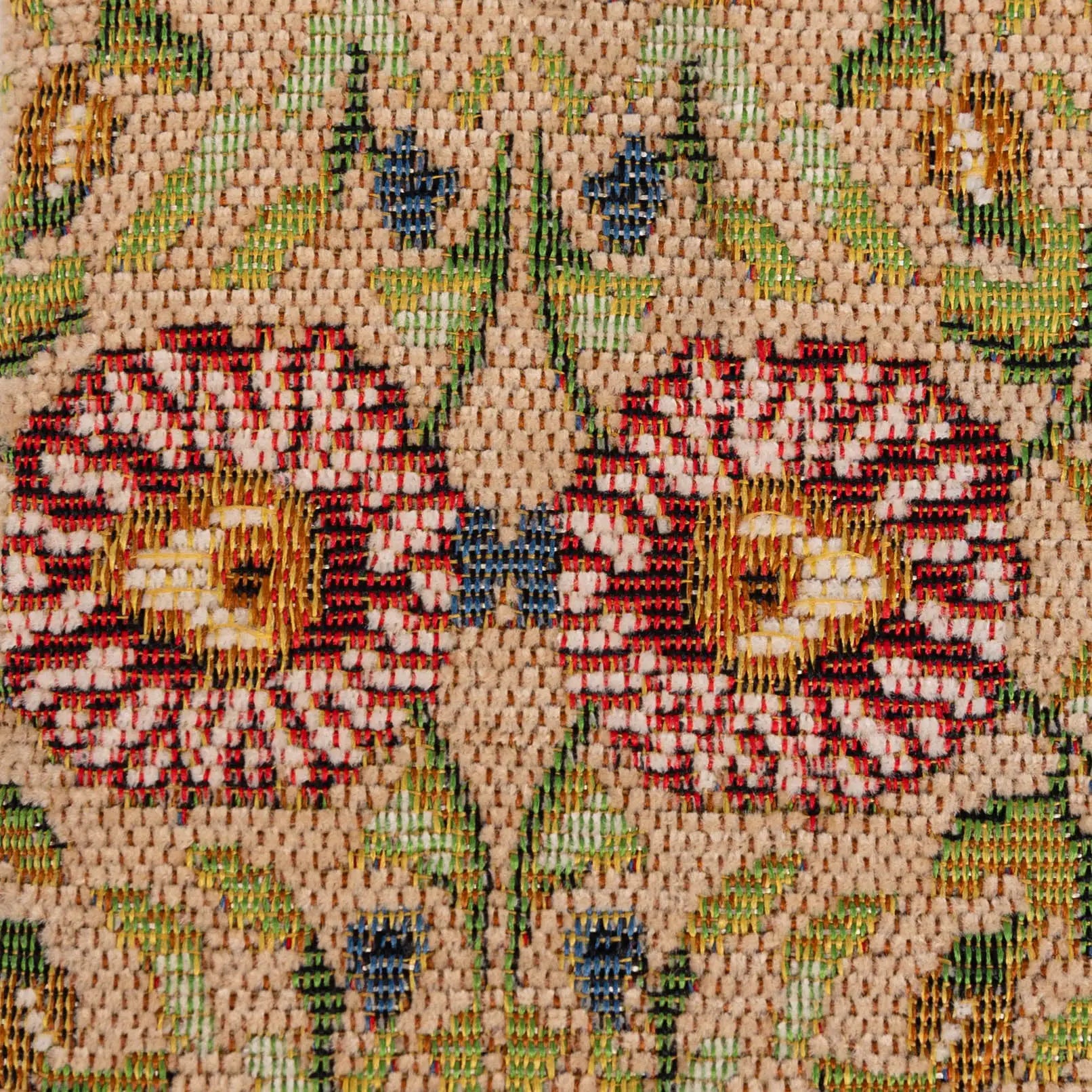 Oriental Beige Checkbook Cover of America detail
