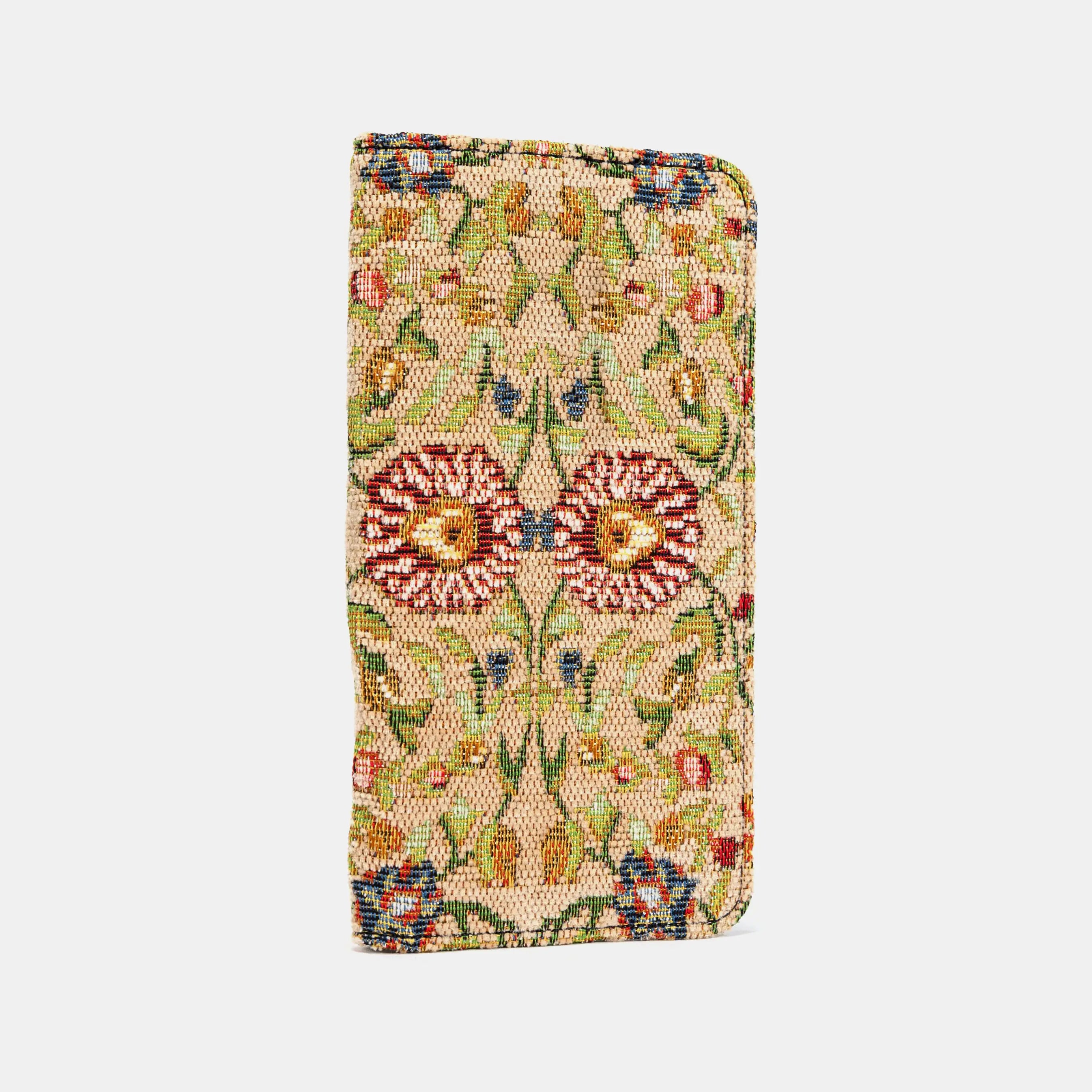 Oriental Beige Checkbook Cover of America side front