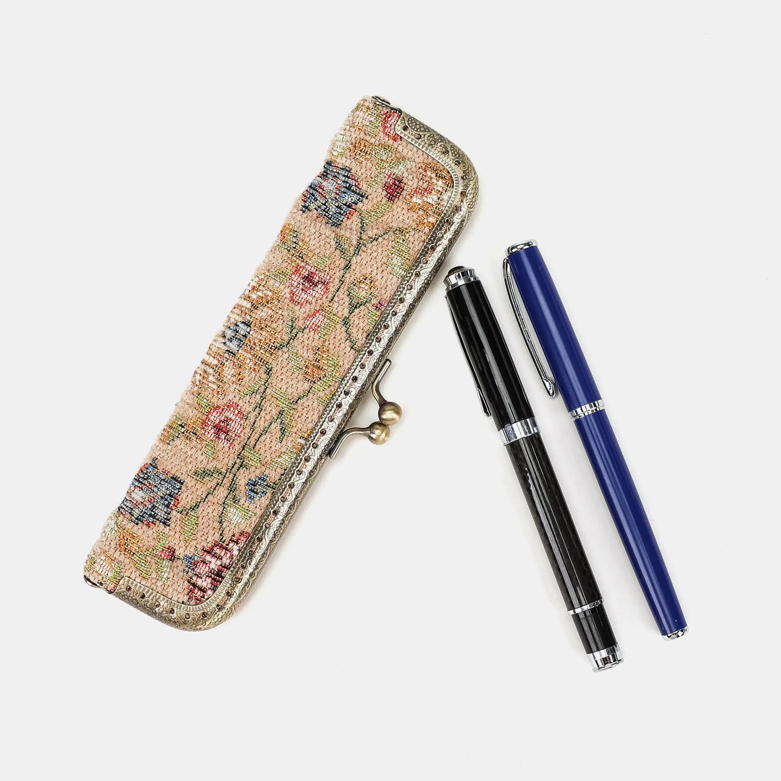 Oriental Beige Duo Pen Case Carpetbag of America main
