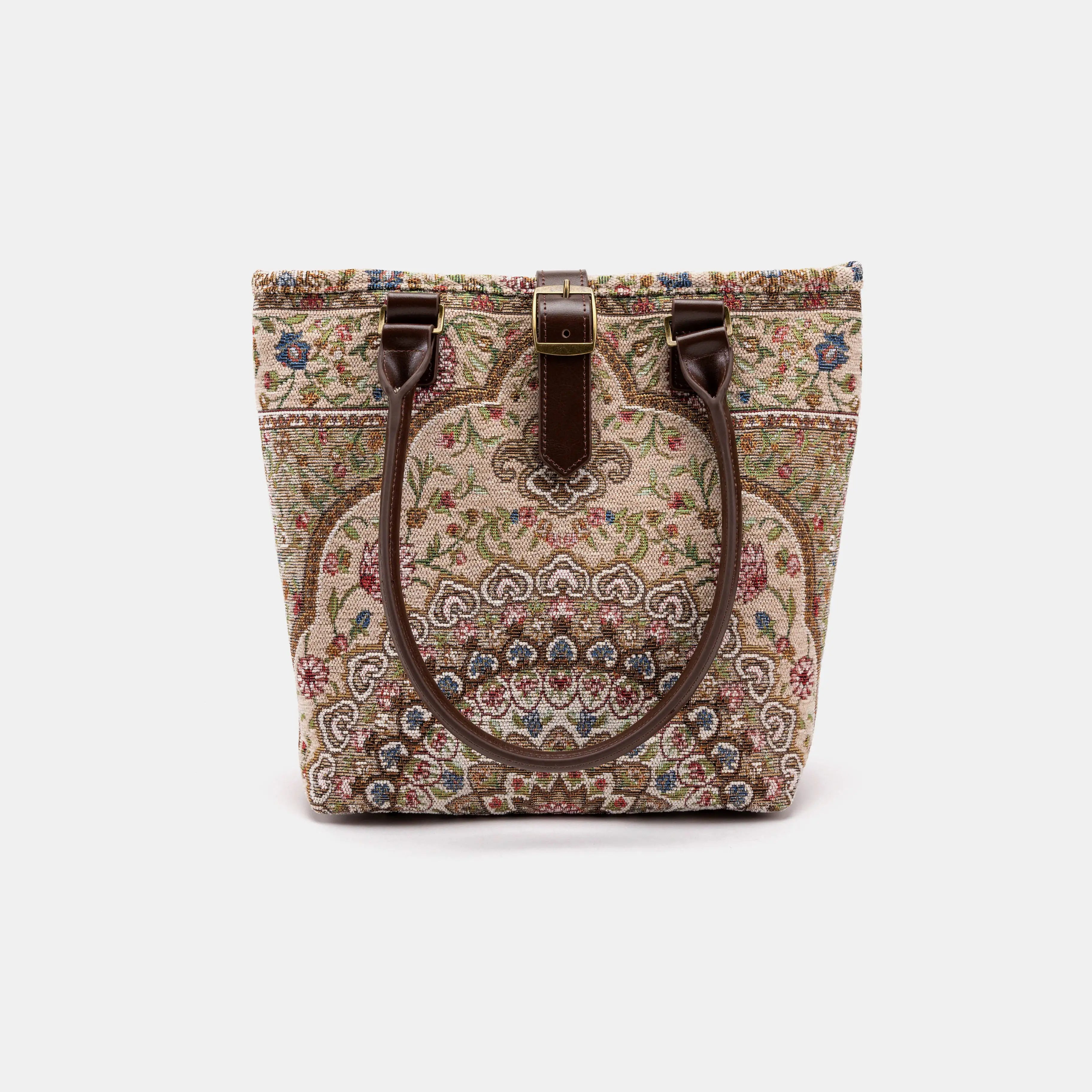 Oriental Beige Everyday Tote of America with shoulder strap