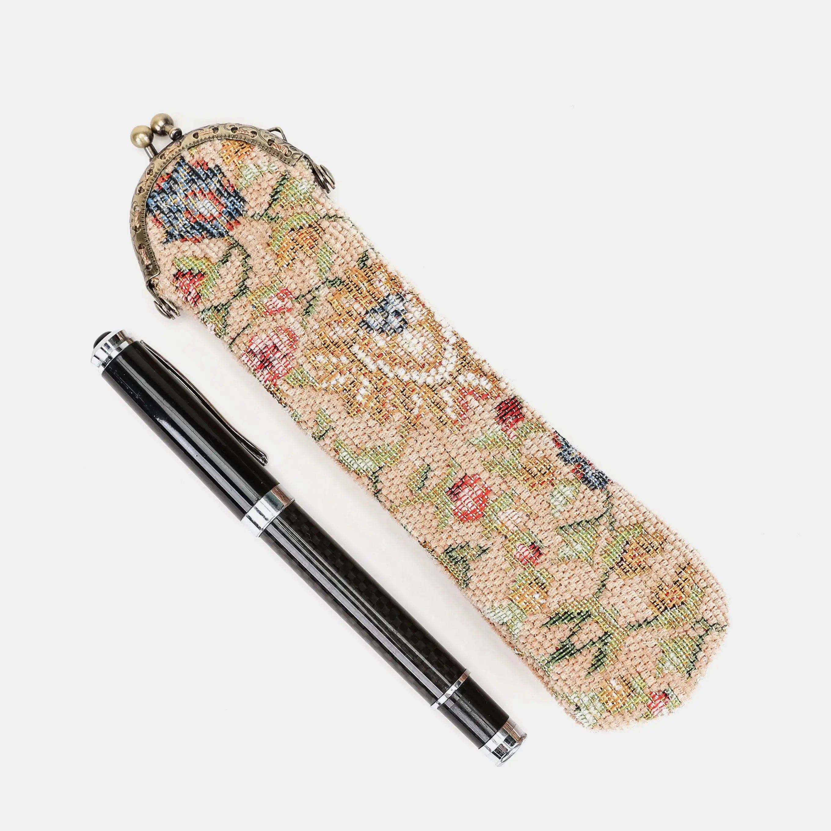 Oriental Beige Solo Pen Case Carpetbag of America main