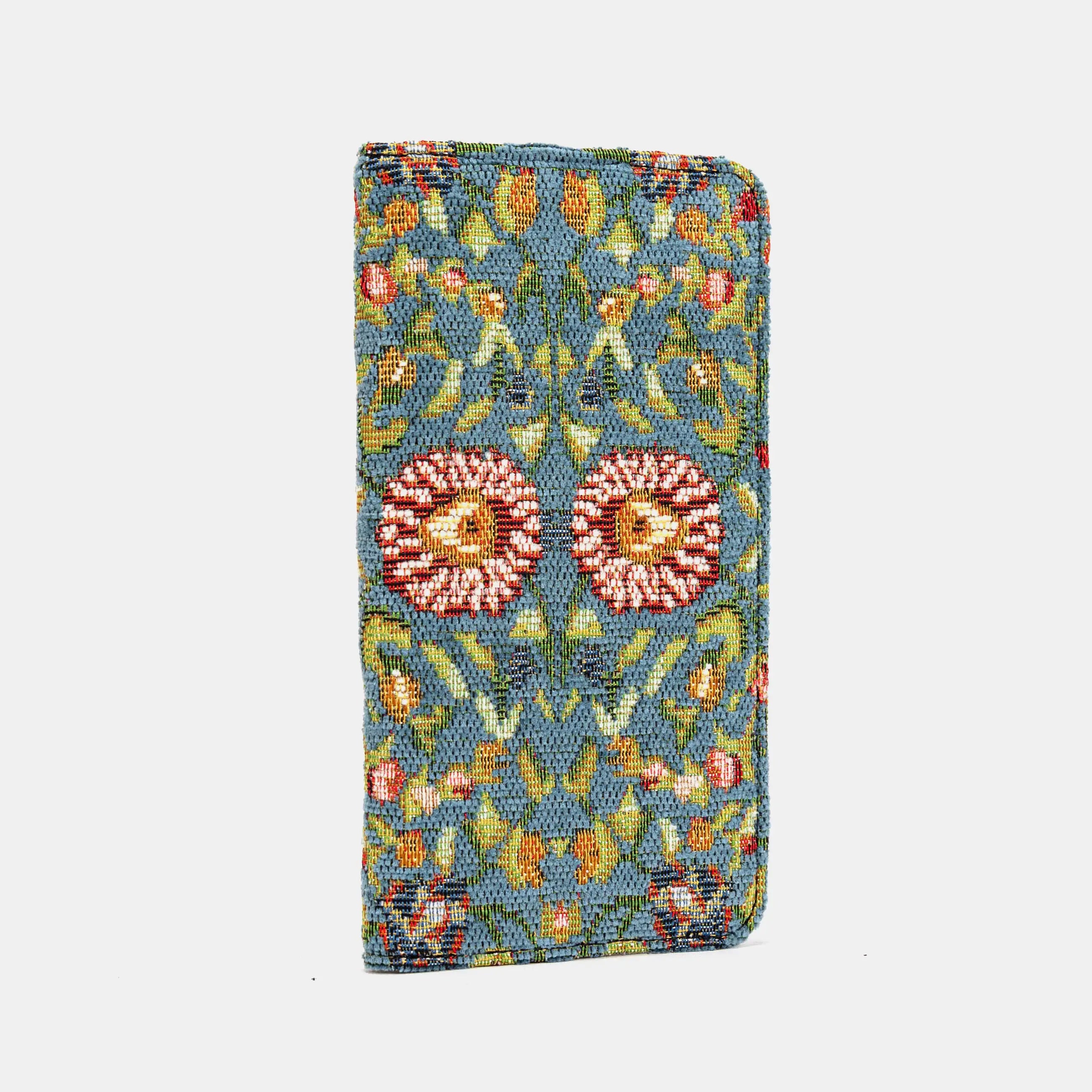 Oriental Blue Checkbook Cover of America side