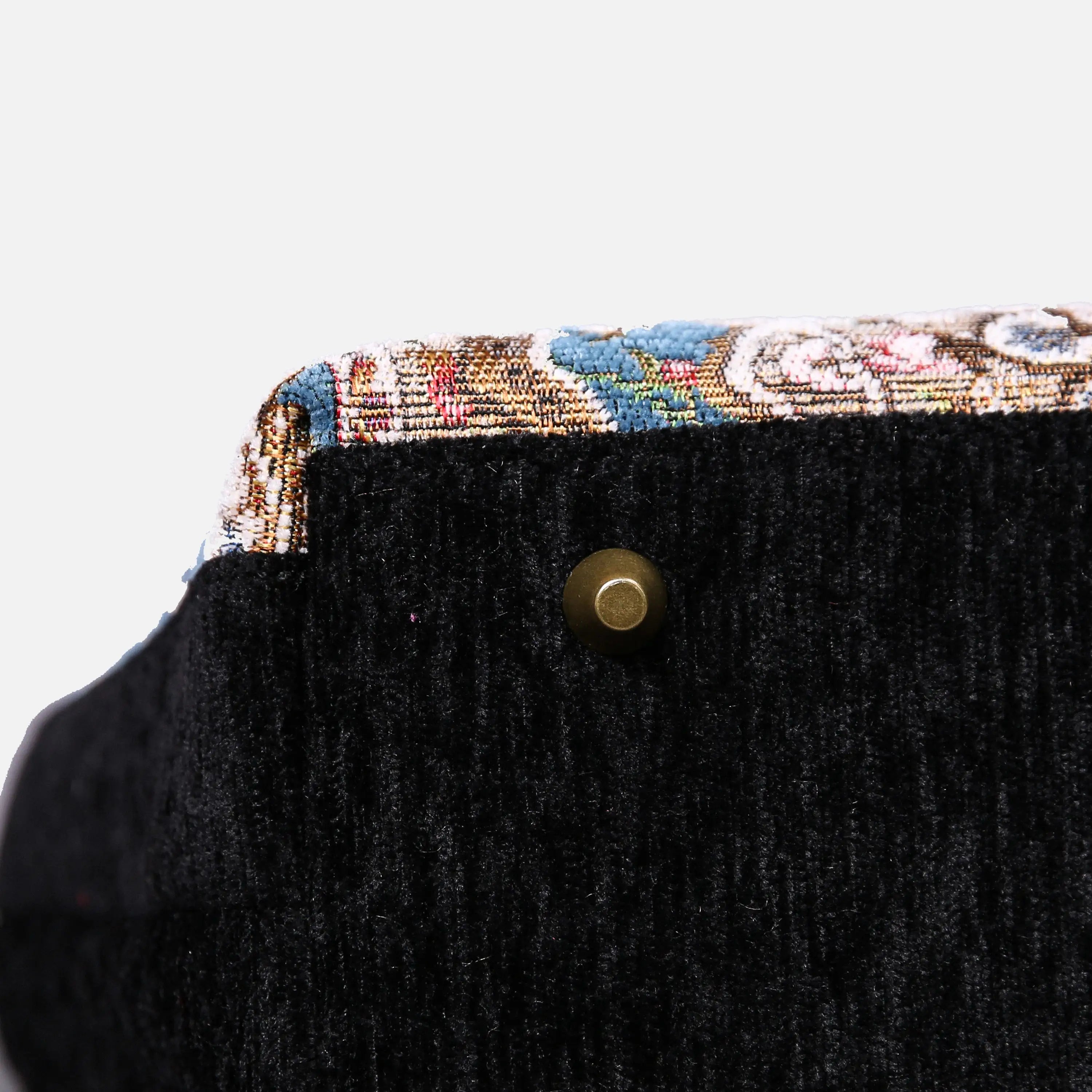 Oriental Blue Laptop Work Bag  of America bottom details