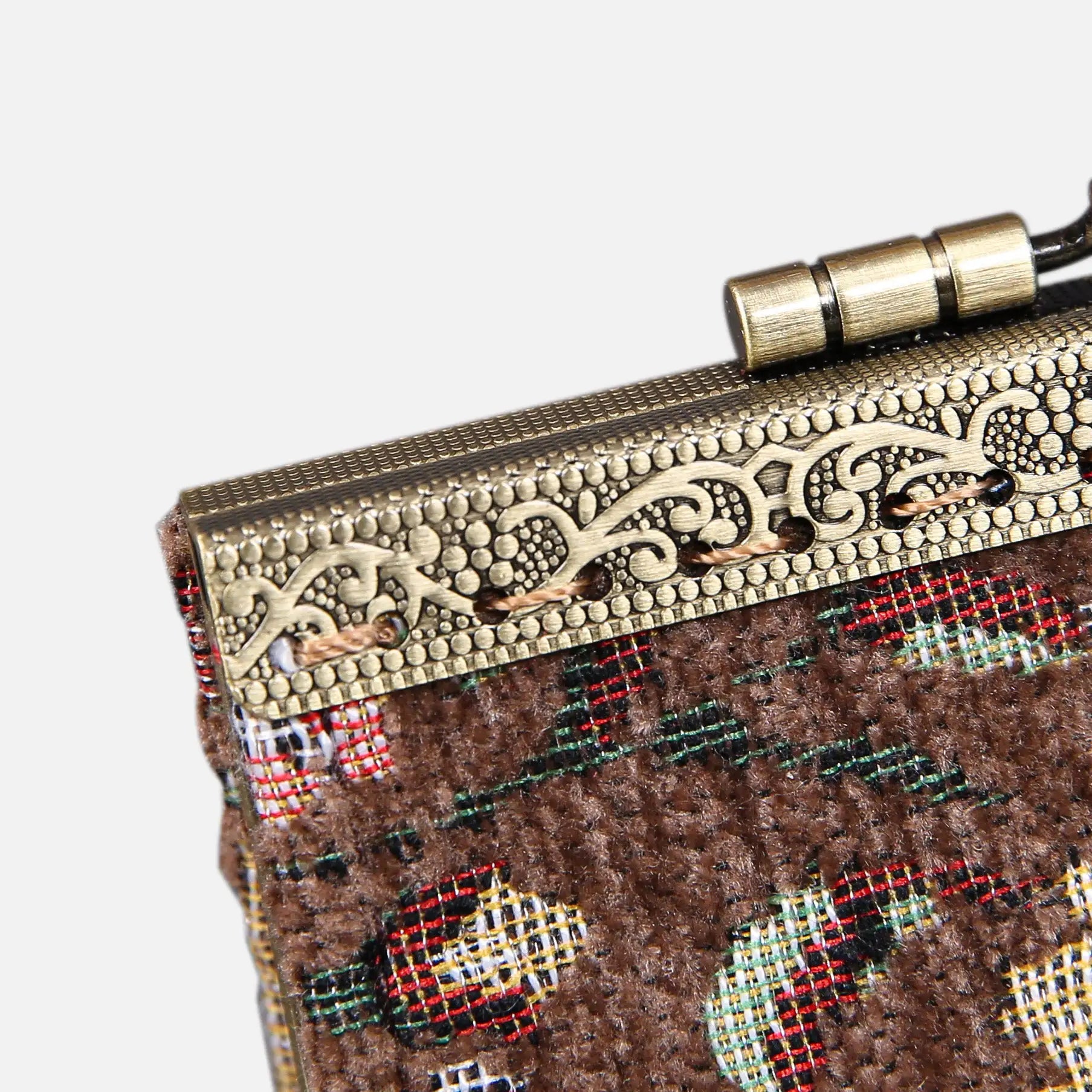 Oriental Brown Card Wallet  of America details
