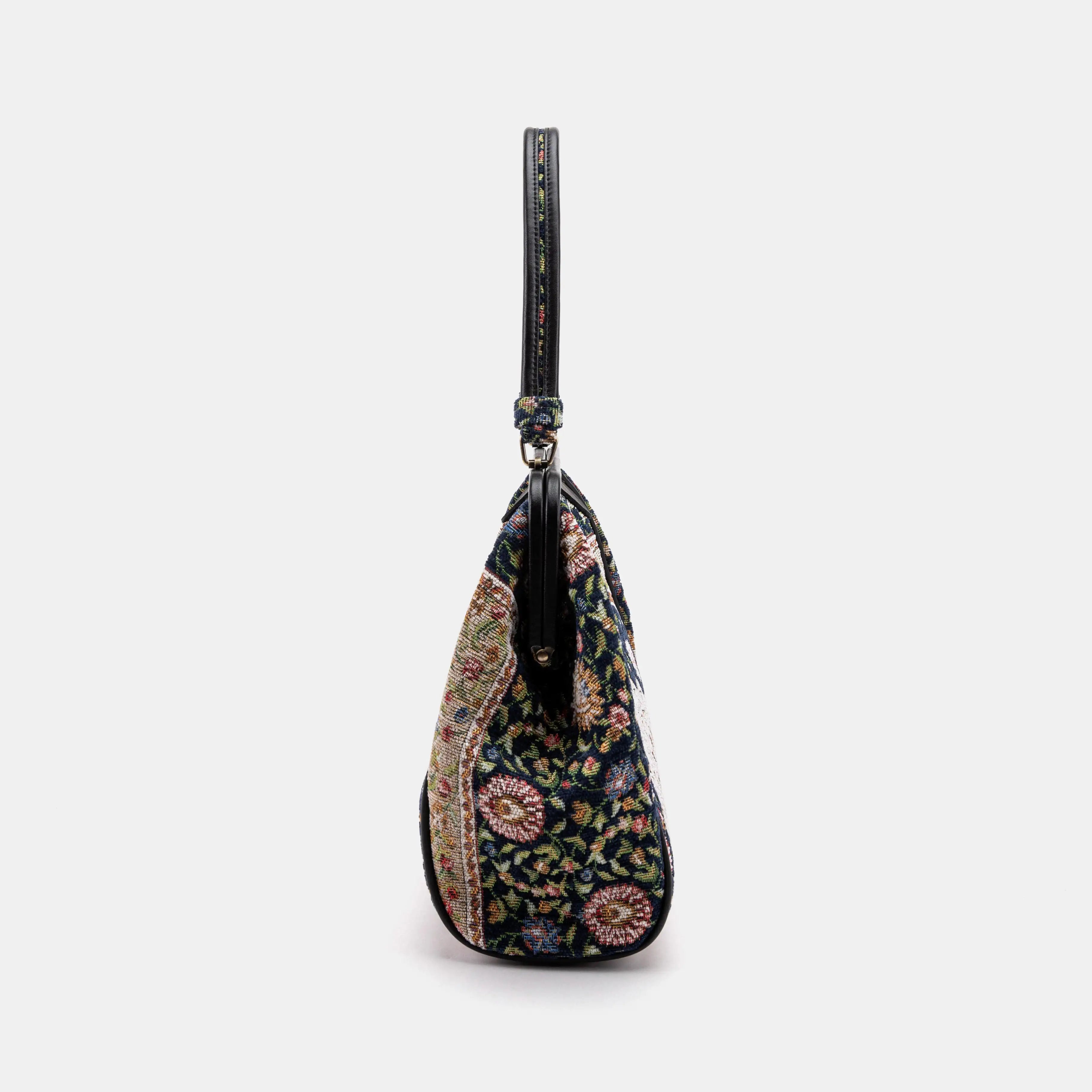 Oriental Navy Alma Shoulder Bag  side