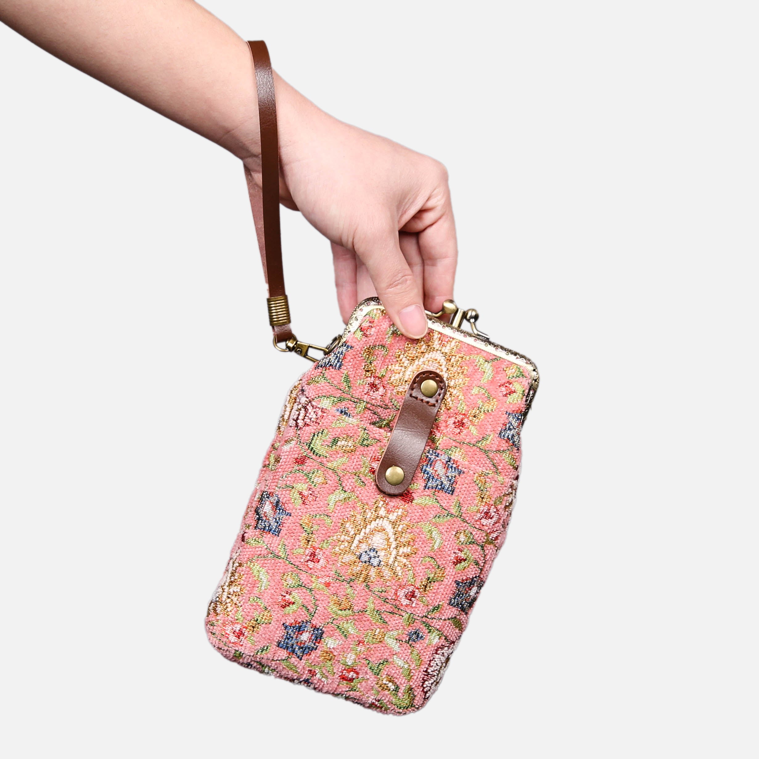 Oriental Pattern Series Carpet Phone Case Carpetbag of America Pink