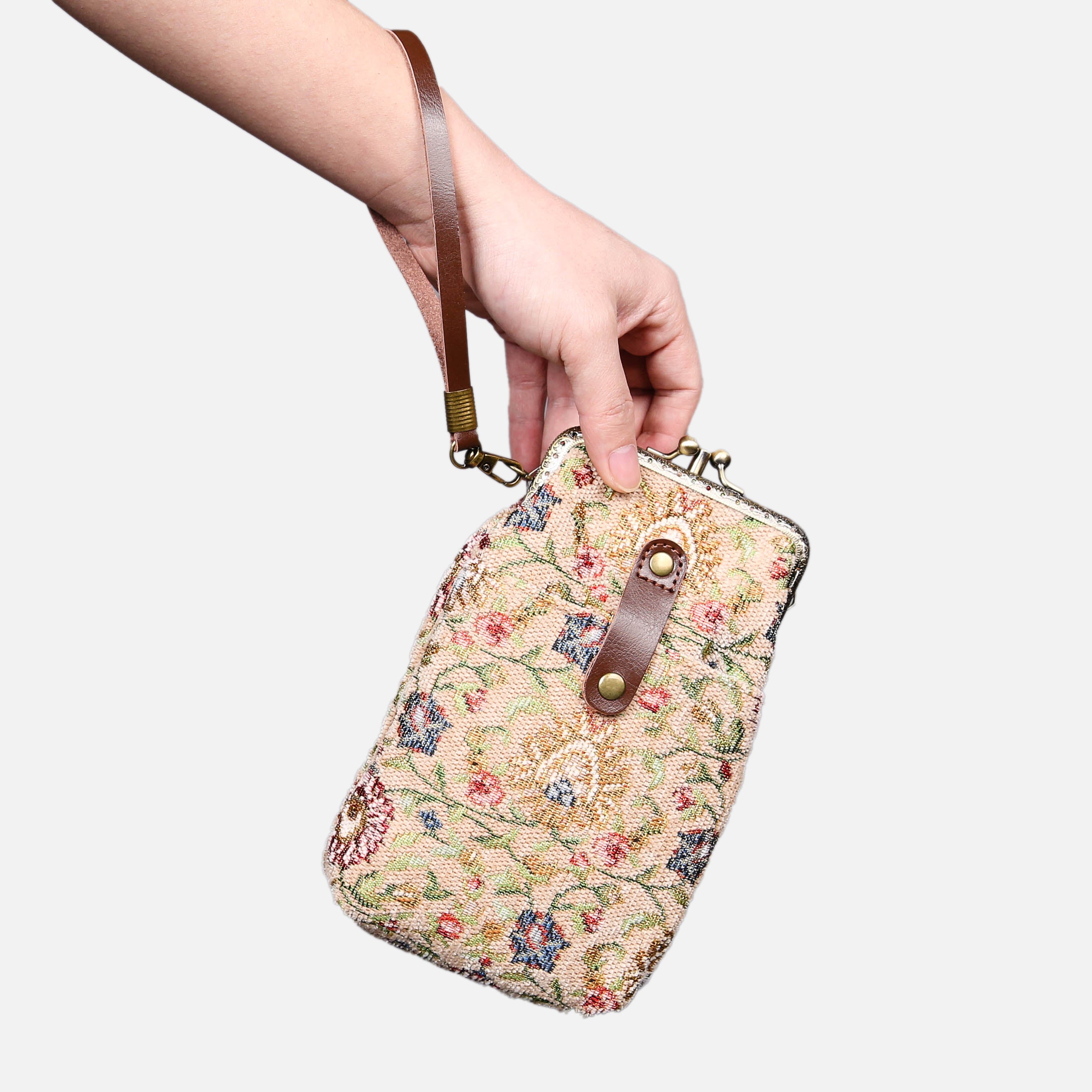 Oriental Pattern Series Carpet Phone Case Carpetbag of America Beige