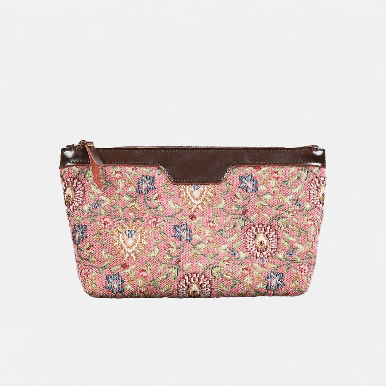 Oriental Pink Carpet Makeup Bag carpet bag MCW Handmade of America main